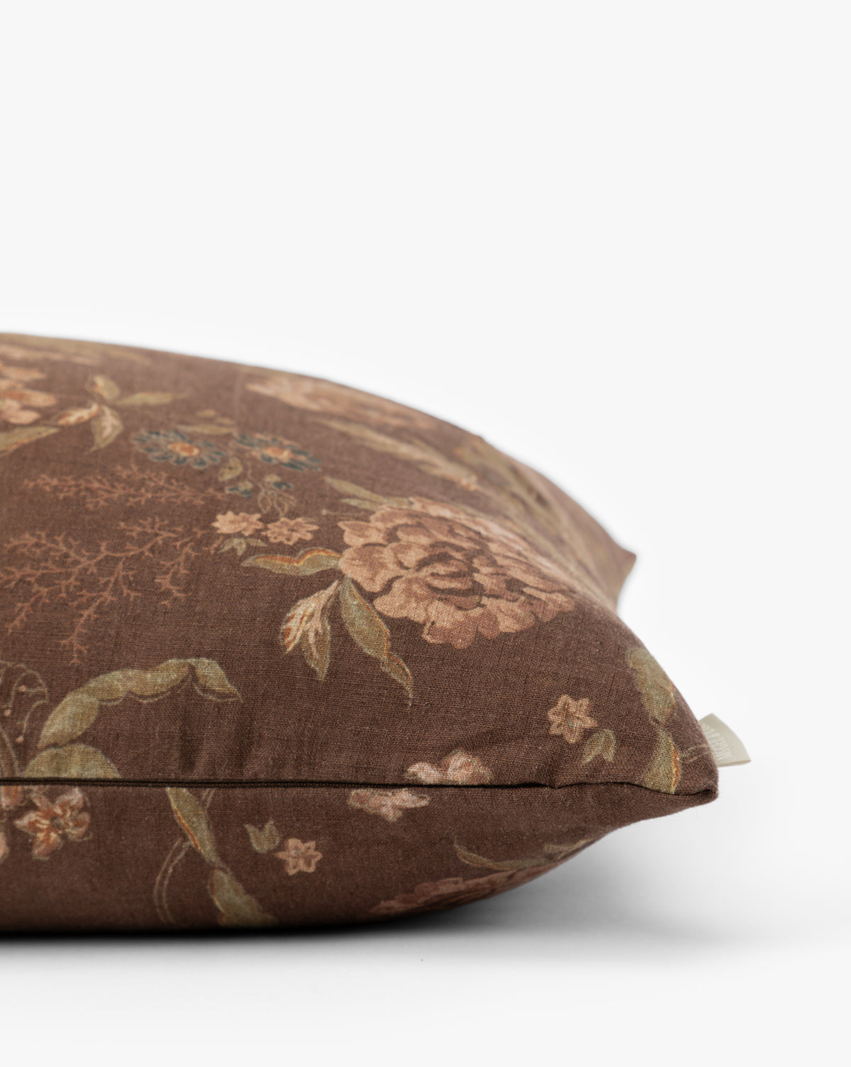 Bristol Pillow Cover  Vintage Floral Design in Earthy Tones