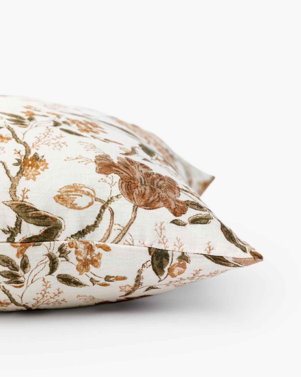 Bristol Pillow Cover  Vintage Floral Design in Earthy Tones