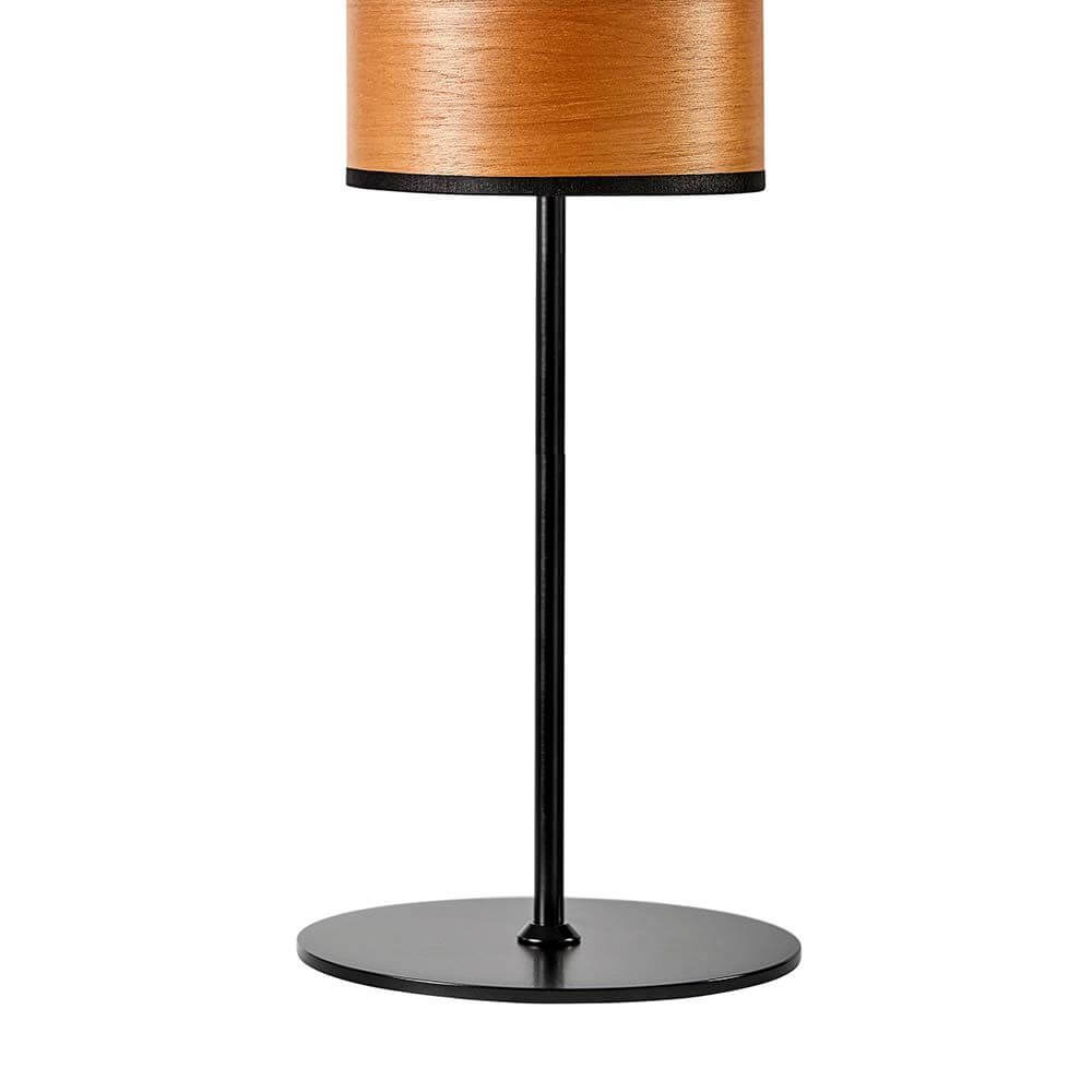 Arboreus Wooden Table Lamp | Cylindrical Shade, Real Wood Veneers