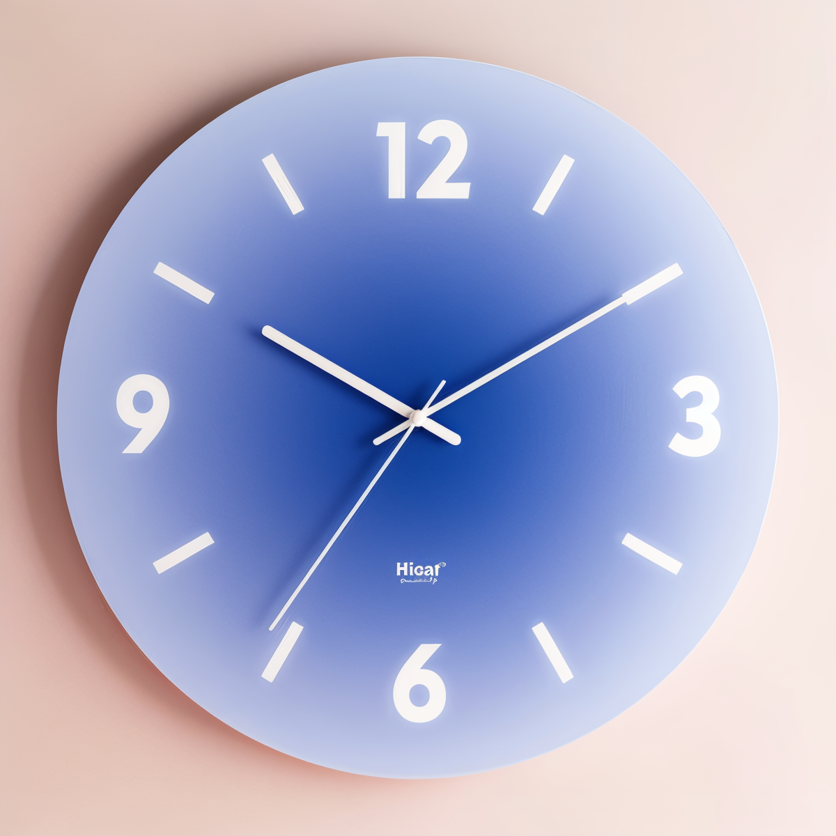 Bello Wall Clock | Silent Quartz Movement, Glass Design - Ø 30 cm