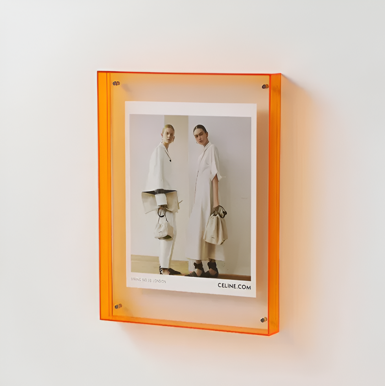 Seravina Acrylic Photo Frame | Modern Minimalist, Freestanding Display