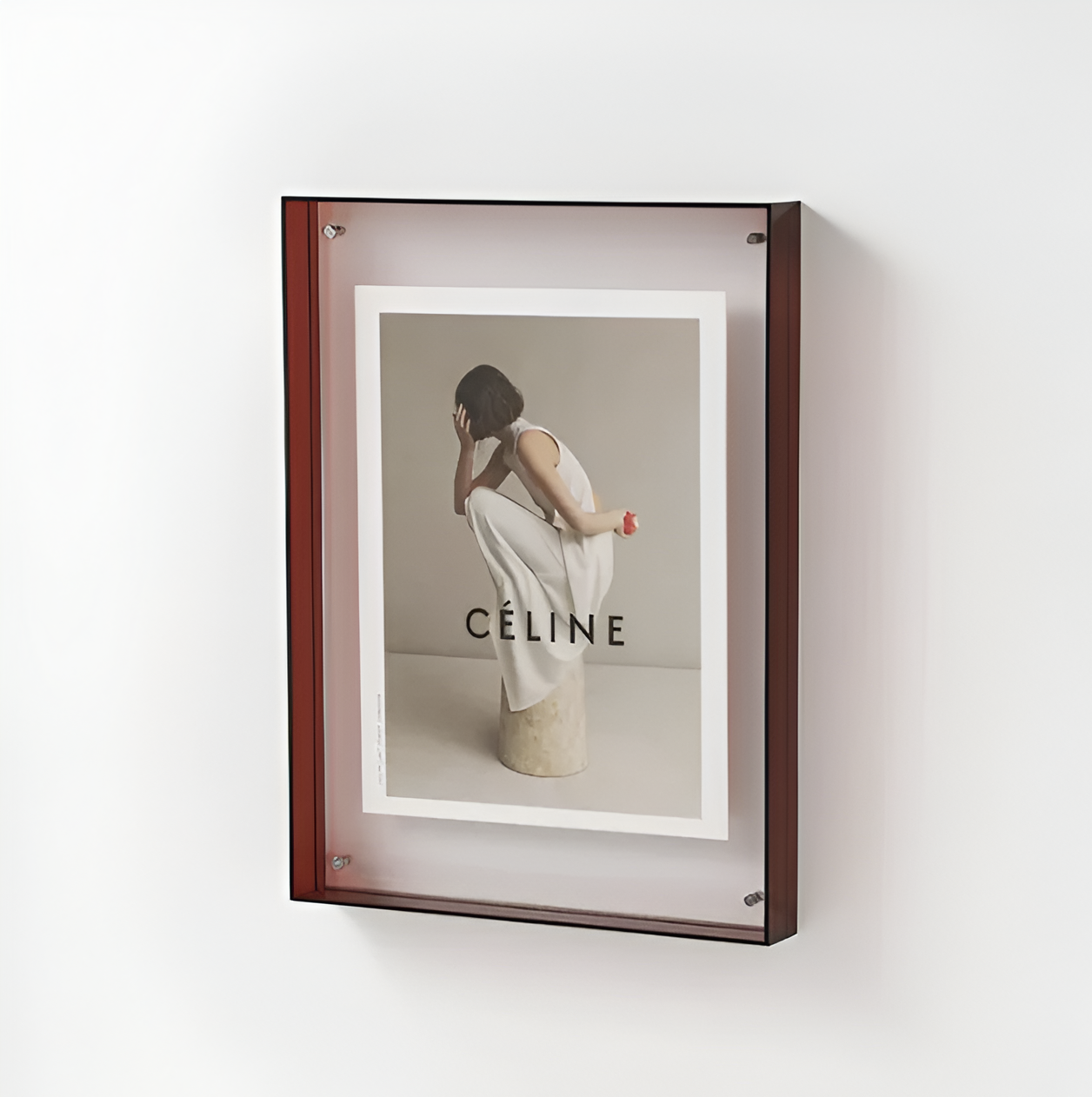 Seravina Acrylic Photo Frame | Modern Minimalist, Freestanding Display