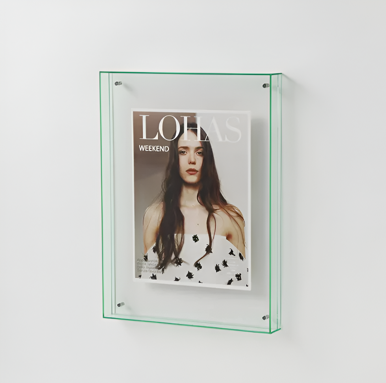 Seravina Acrylic Photo Frame | Modern Minimalist, Freestanding Display