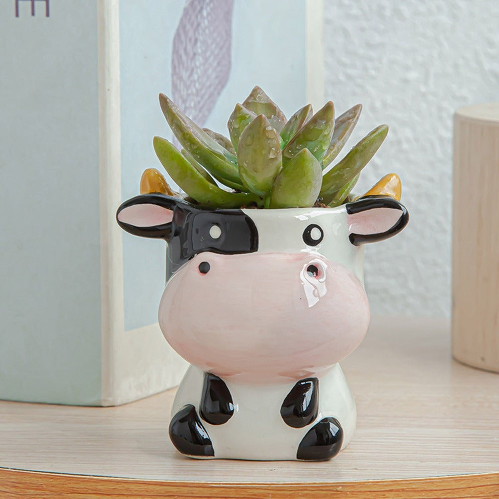 Bingo Animal Planters | Ceramic, 5 Unique Variants for Succulents