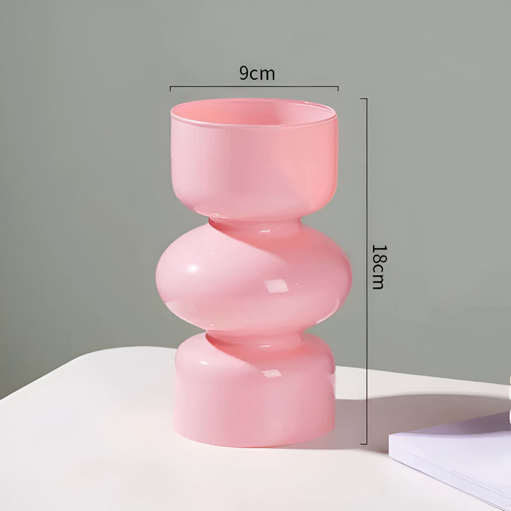 Luna Glass Vase | Scandinavian Design, Minimalist Style