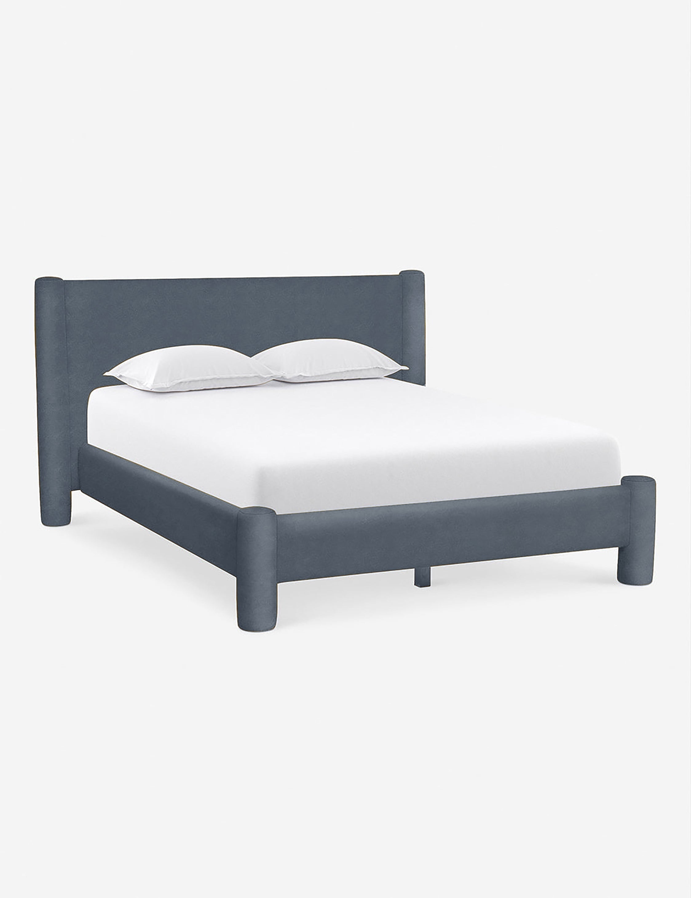 Bello Bed | Oversized Headboard, Fully-Upholstered Frame