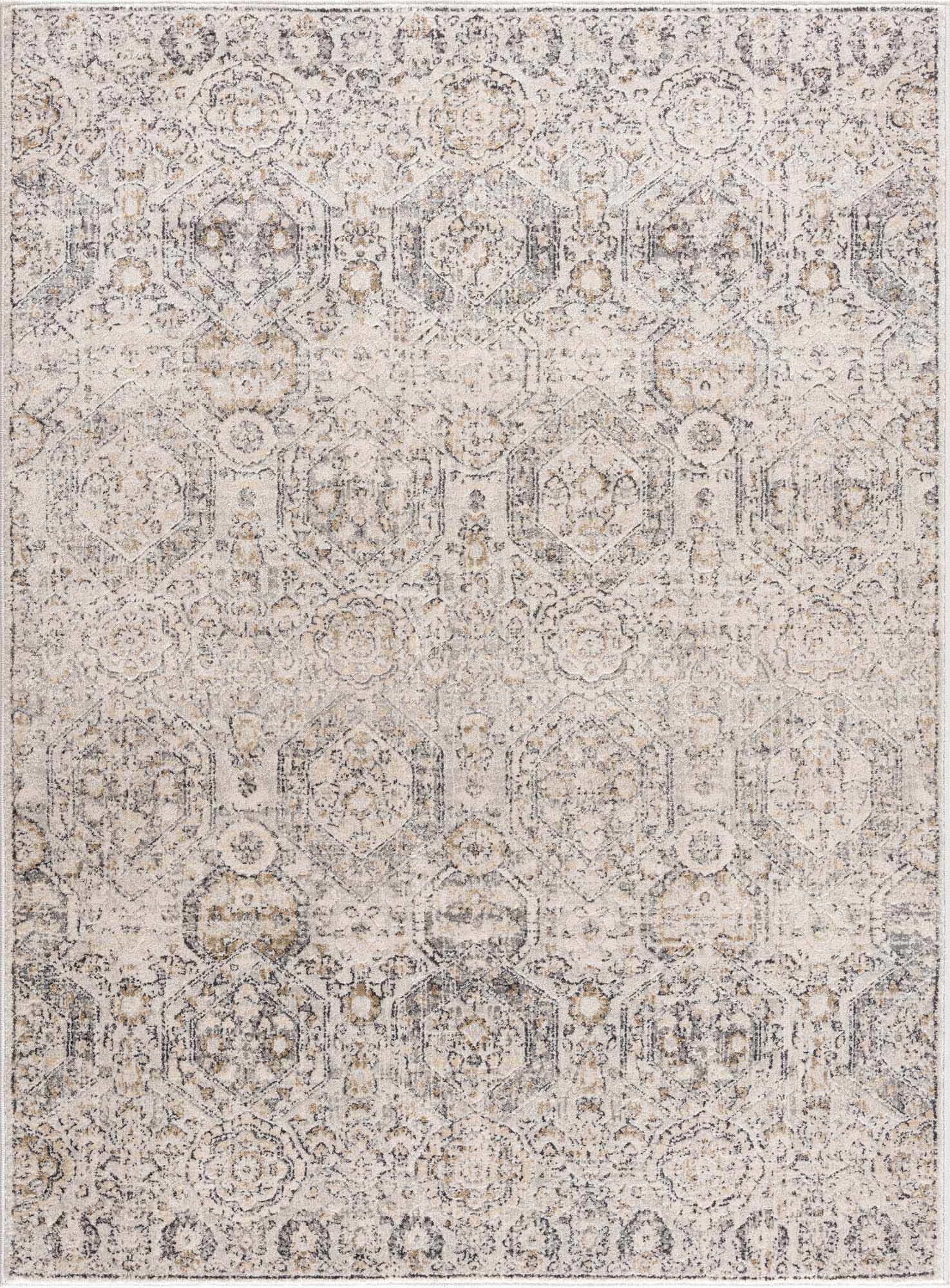 Paxley Area Rug  Moroccan Style, Medium Pile Polypropylene
