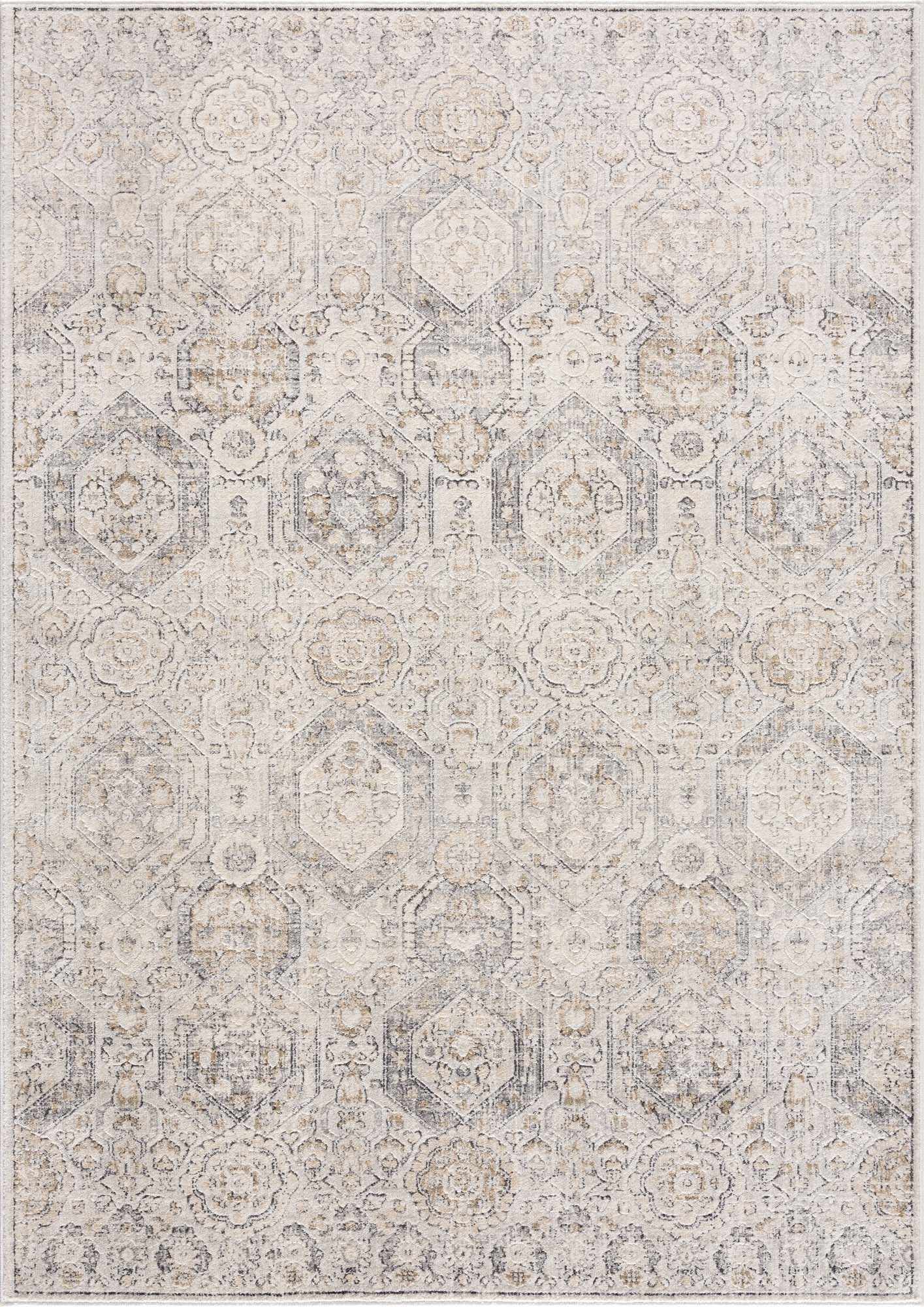 Paxley Area Rug  Moroccan Style, Medium Pile Polypropylene