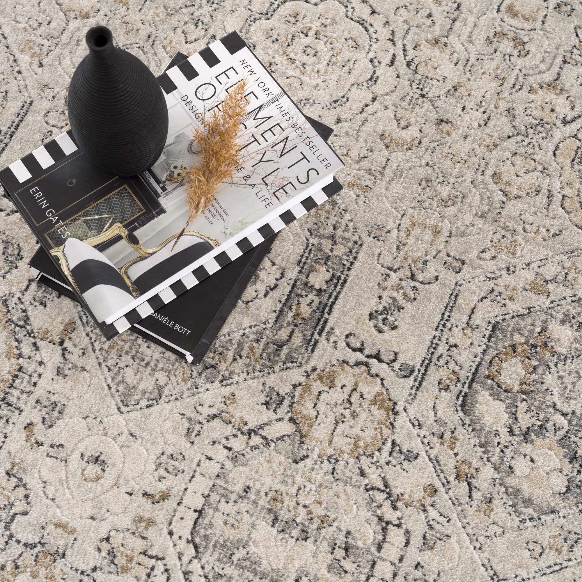 Paxley Area Rug  Moroccan Style, Medium Pile Polypropylene