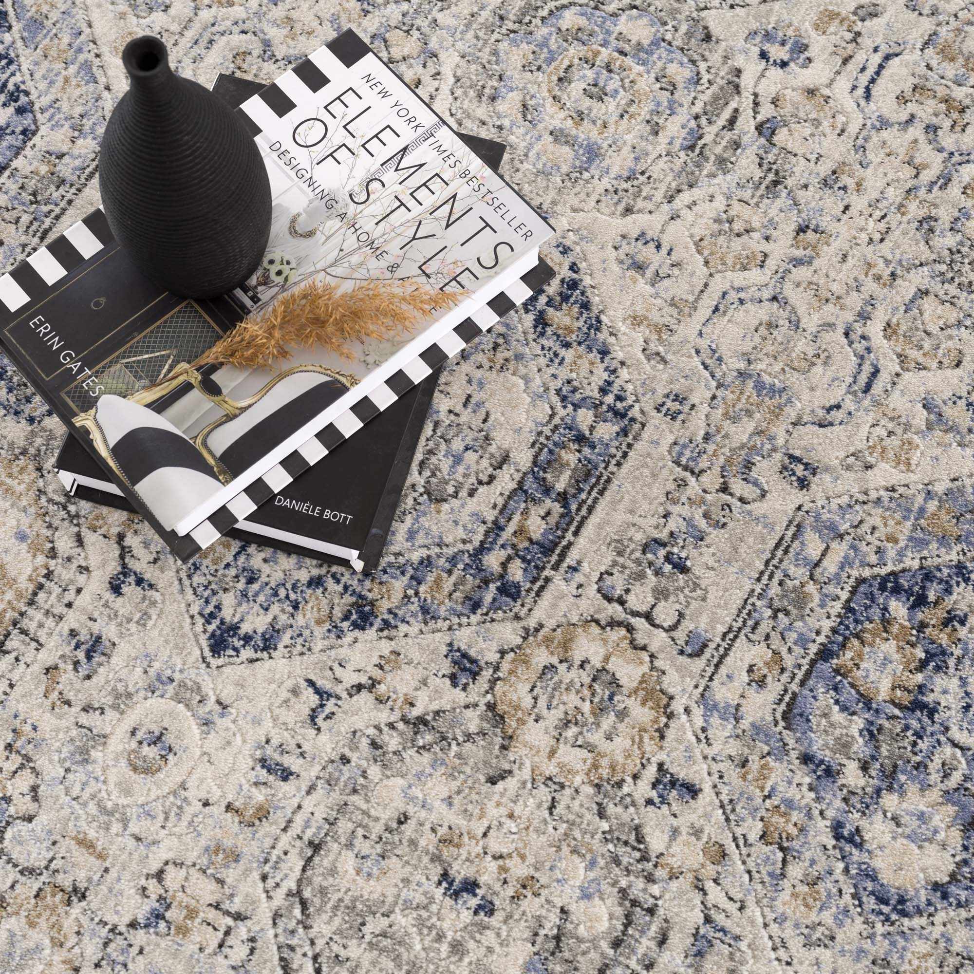 Brevity Area Rug  Traditional Machine Woven  Medium Pile