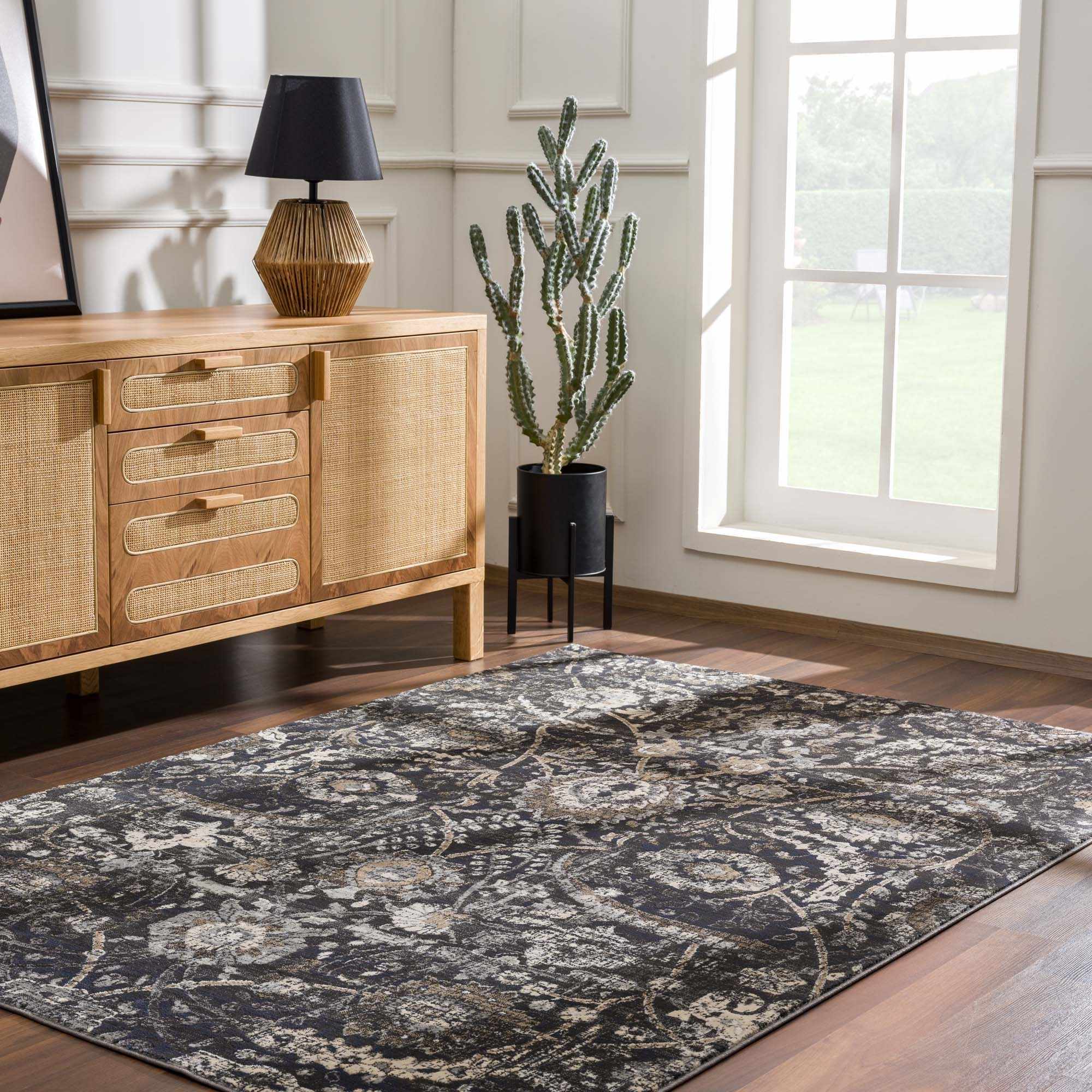Brielle Area Rug  Traditional Persian Design, Machine Woven