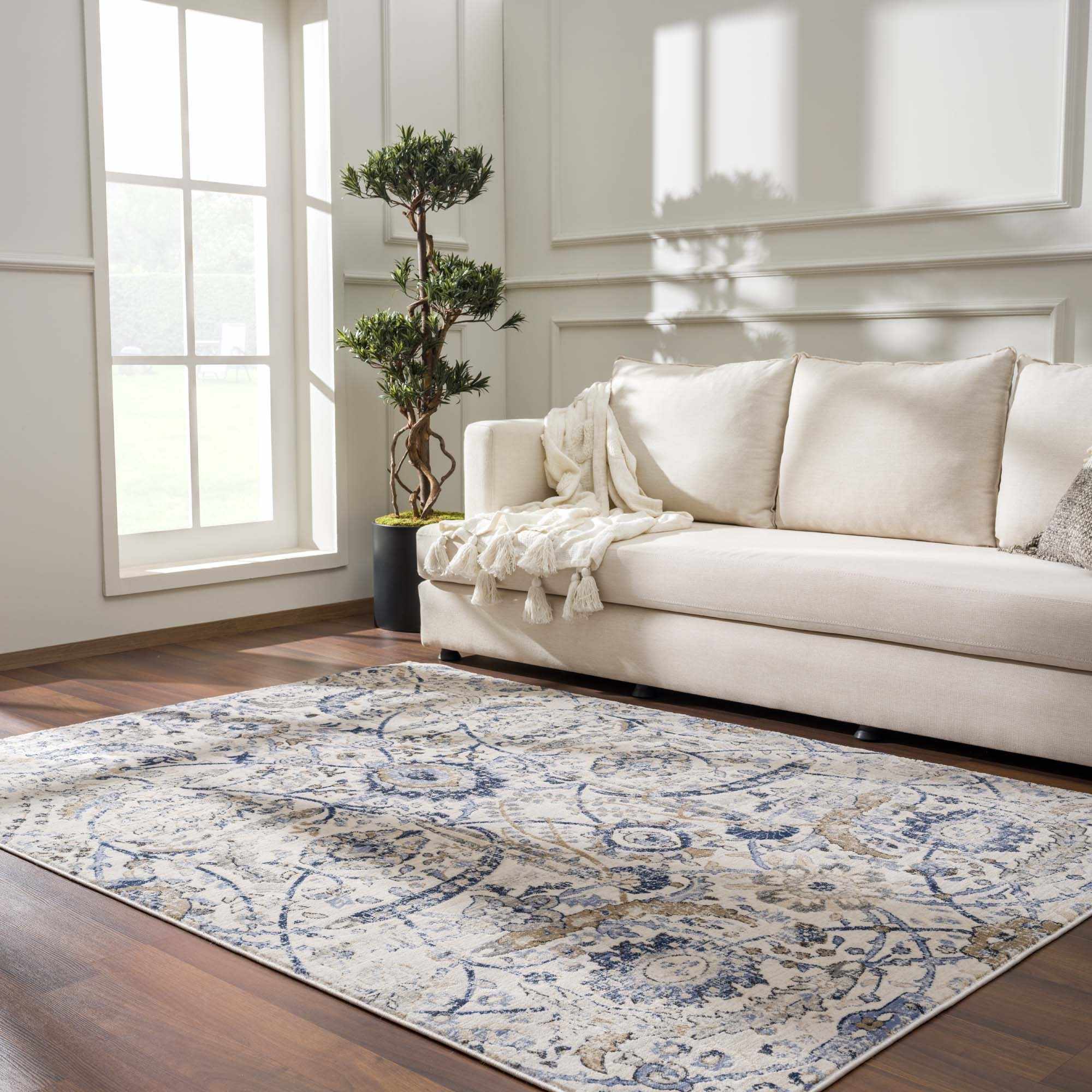 Bela Oushak Rug  Machine Woven  100% Polypropylene
