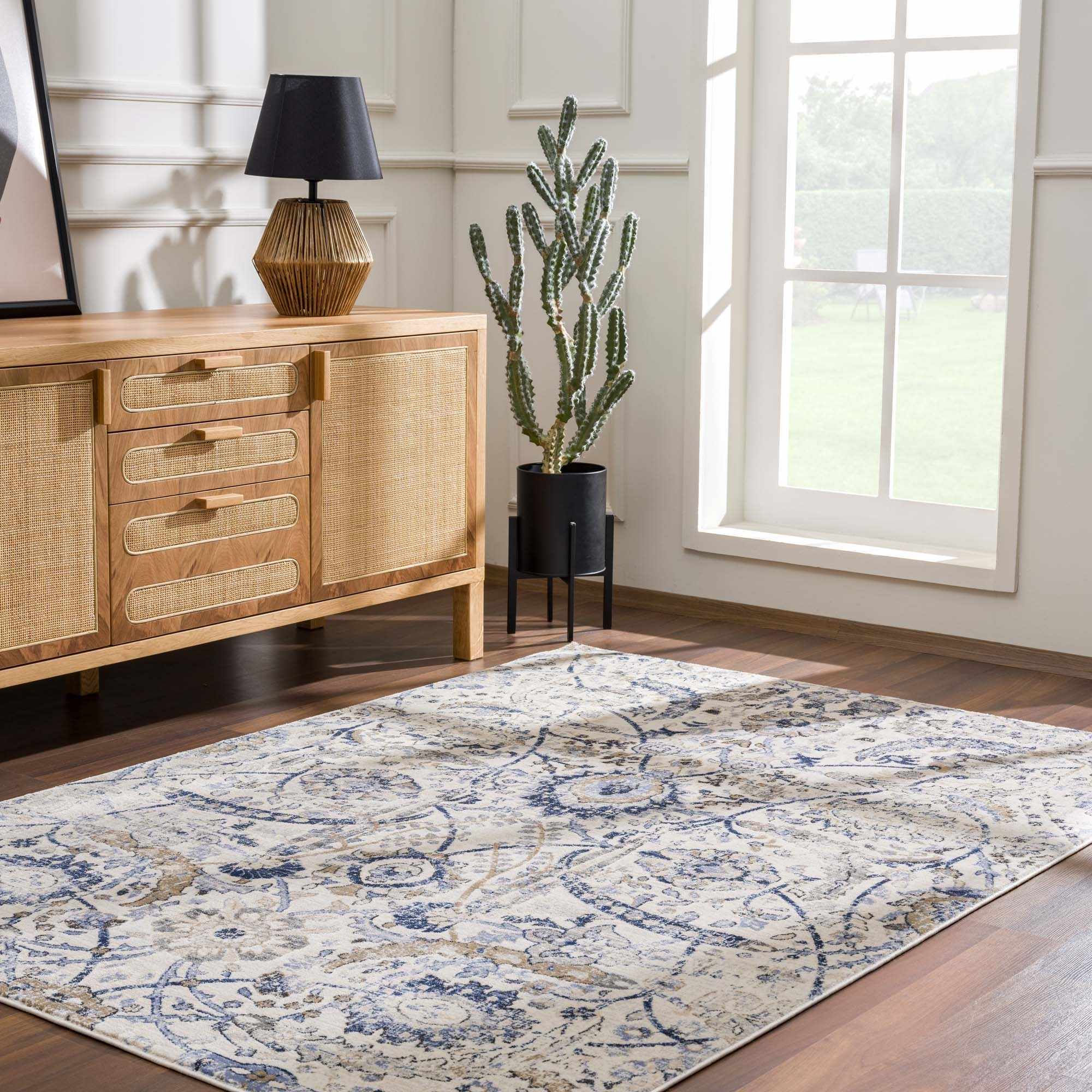 Bela Oushak Rug  Machine Woven  100% Polypropylene