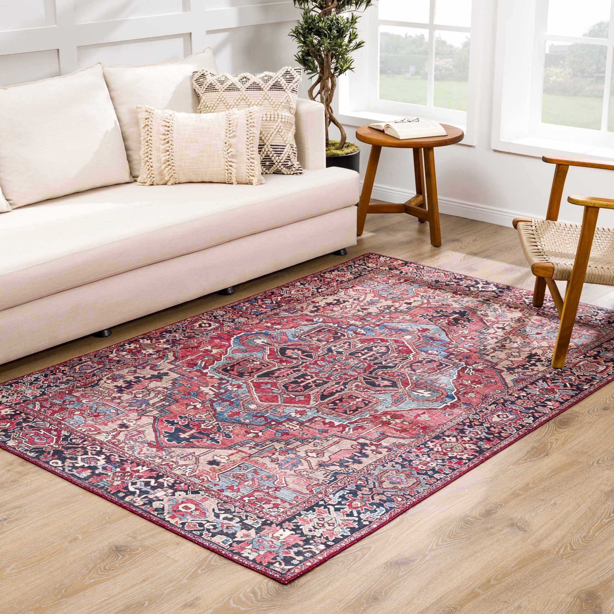 Nexis Area Rug  Machine Woven  Traditional Style  100% Polyester