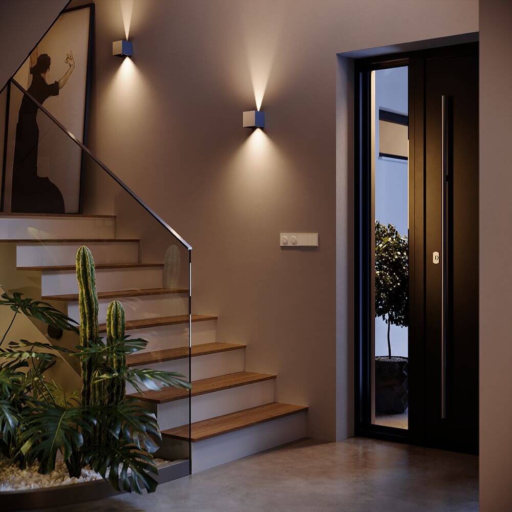 Brix LED Wall Lamp | Motion Sensor, Customizable Design
