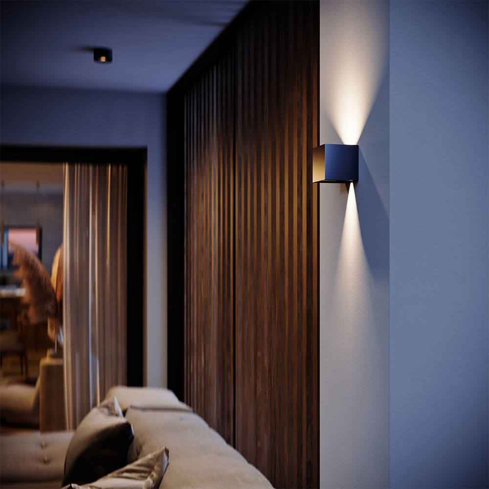 Brix LED Wall Lamp | Adjustable Light Flaps, Indoor & Outdoor IP44