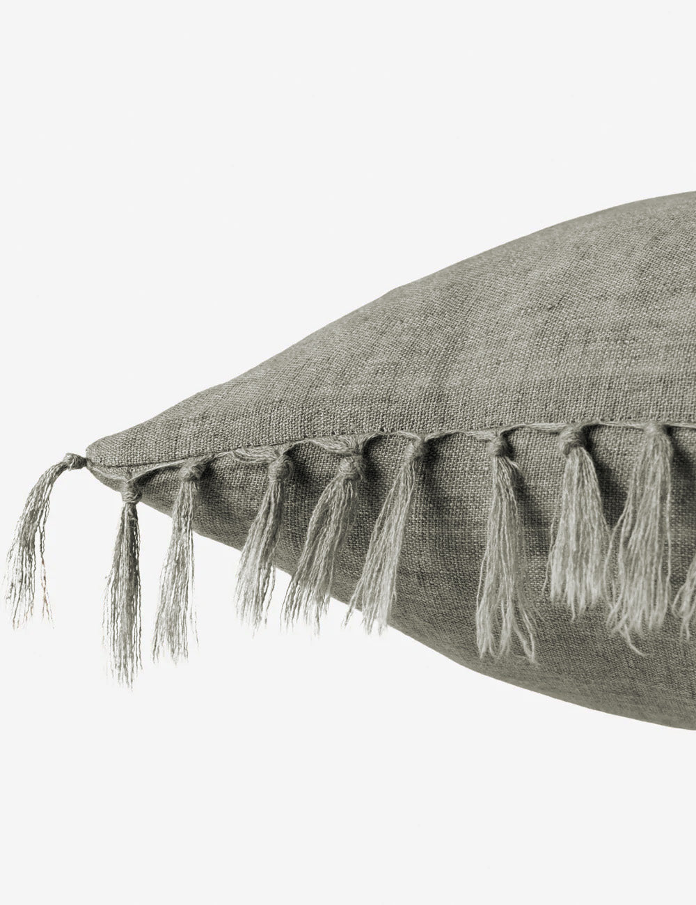 Brio Linen Pillow | Handmade with Tasseled Ends