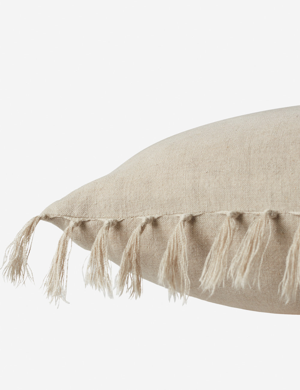 Brio Linen Pillow | Handmade with Tasseled Ends