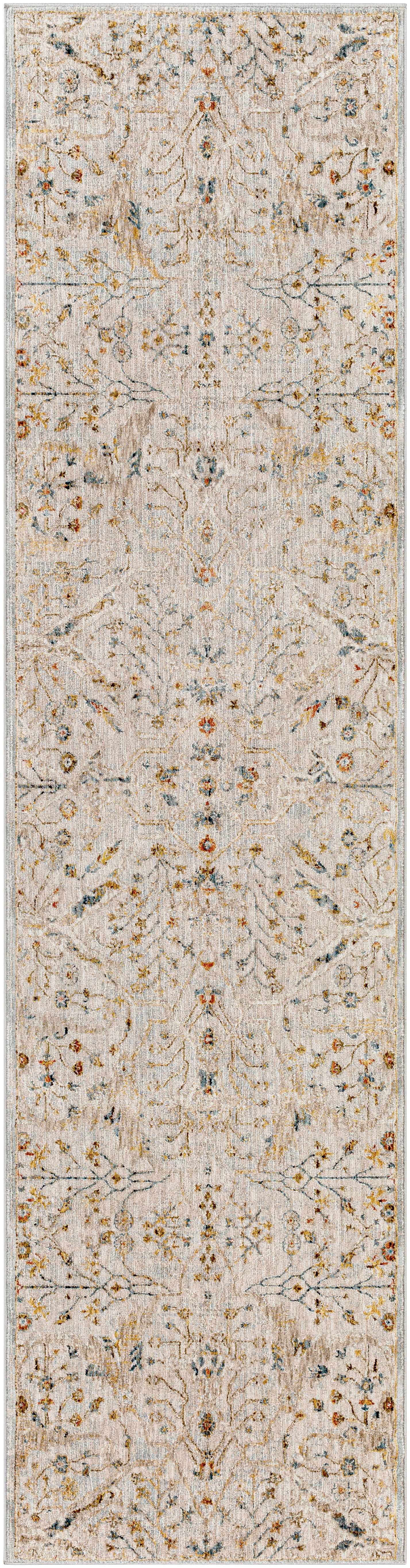 Bela Oushak Floral Rug  Machine Woven, Medium Pile, Made in Turkey