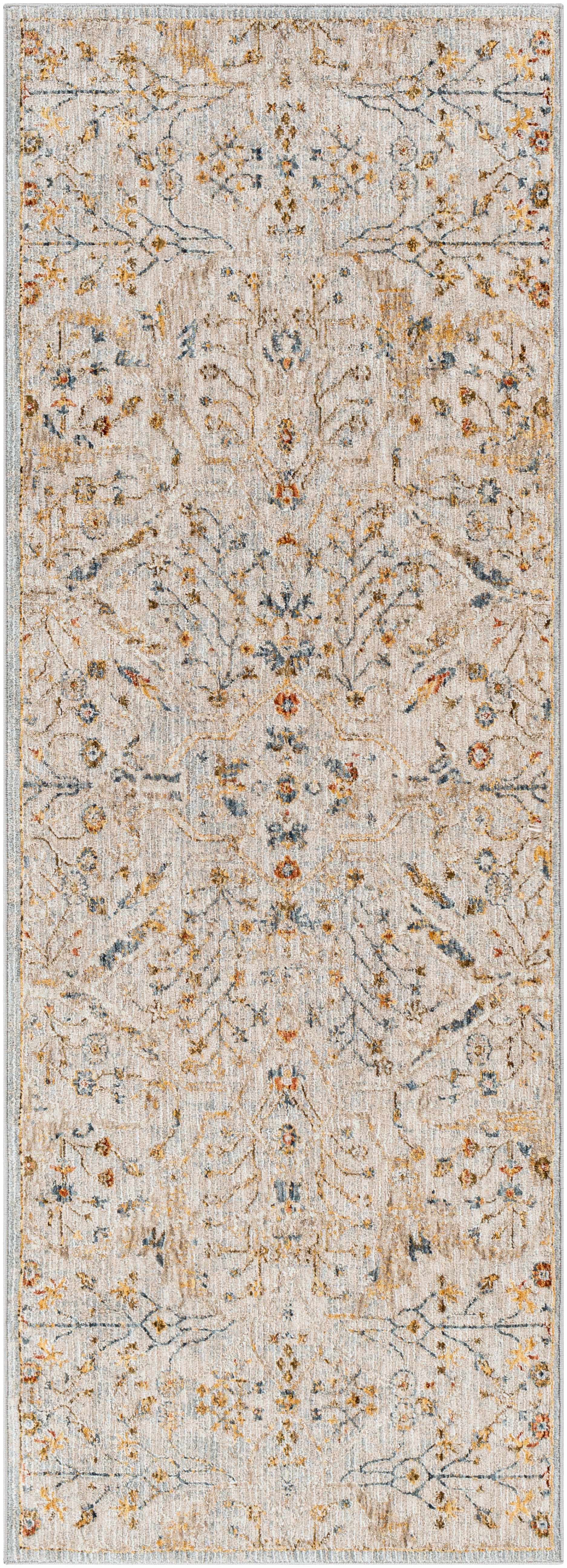 Bela Oushak Floral Rug  Machine Woven, Medium Pile, Made in Turkey