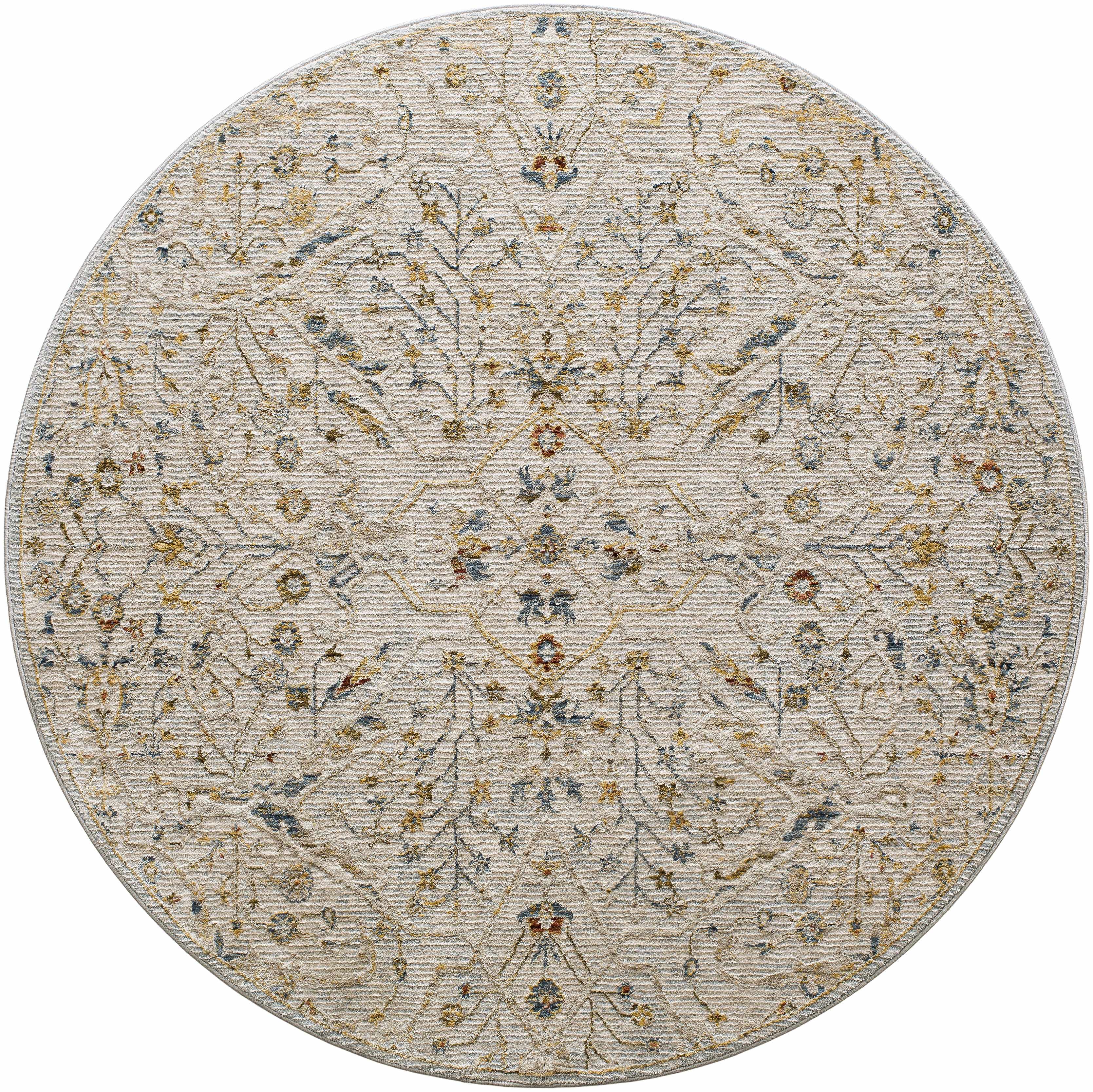 Bela Oushak Floral Rug  Machine Woven, Medium Pile, Made in Turkey