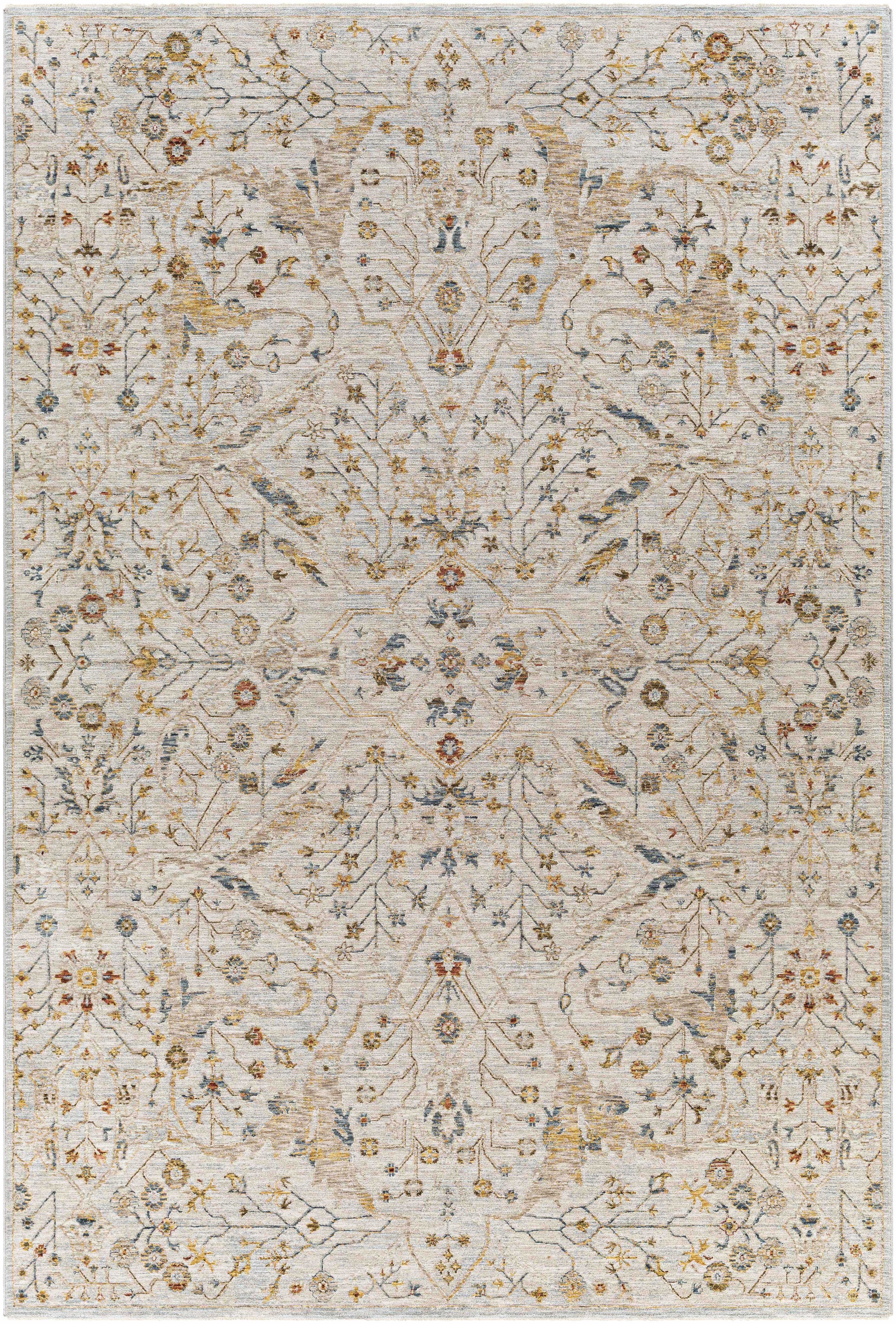 Kabungahan Oushak Style Floral Rug