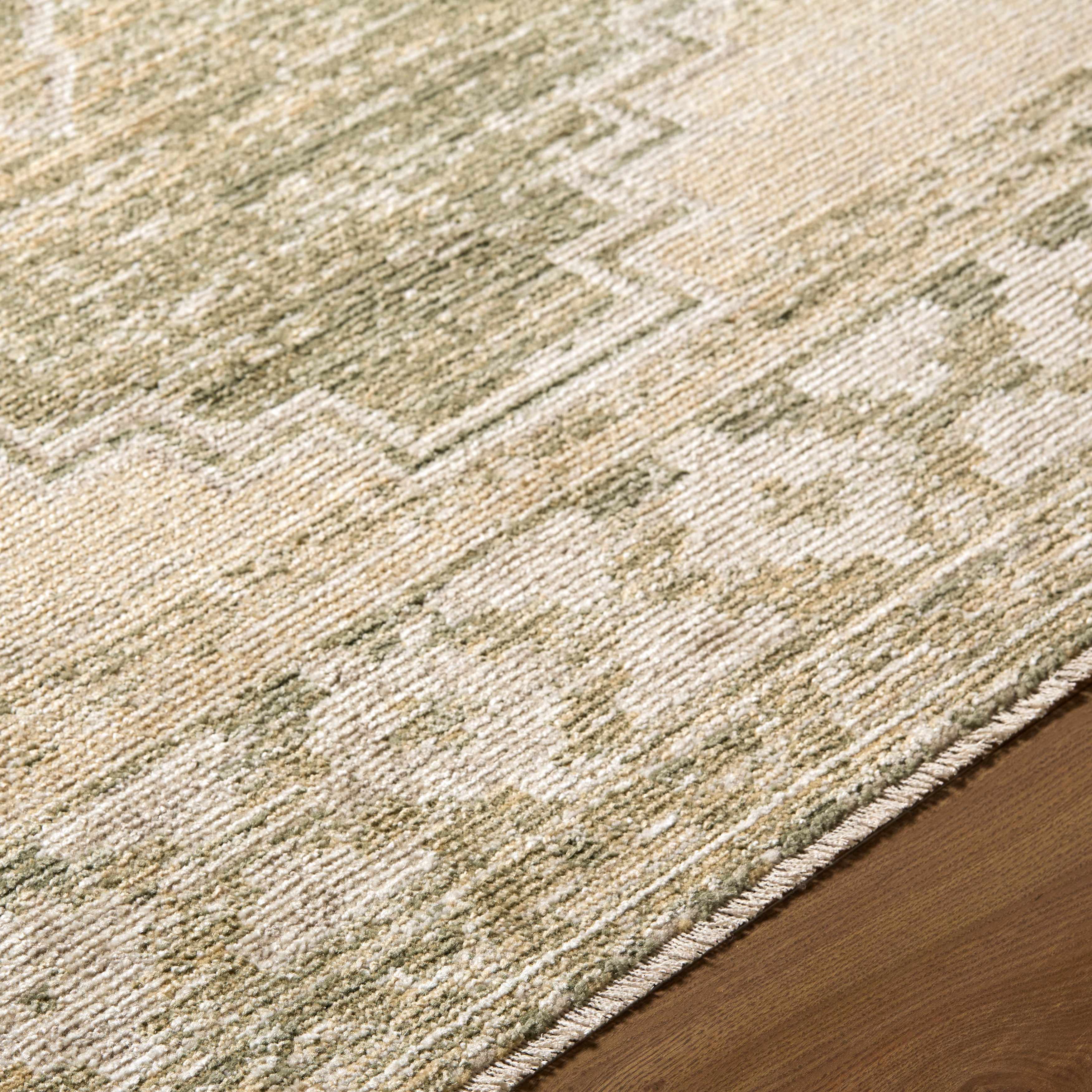 Kairo Area Rug  Machine Woven  Tan and Off White