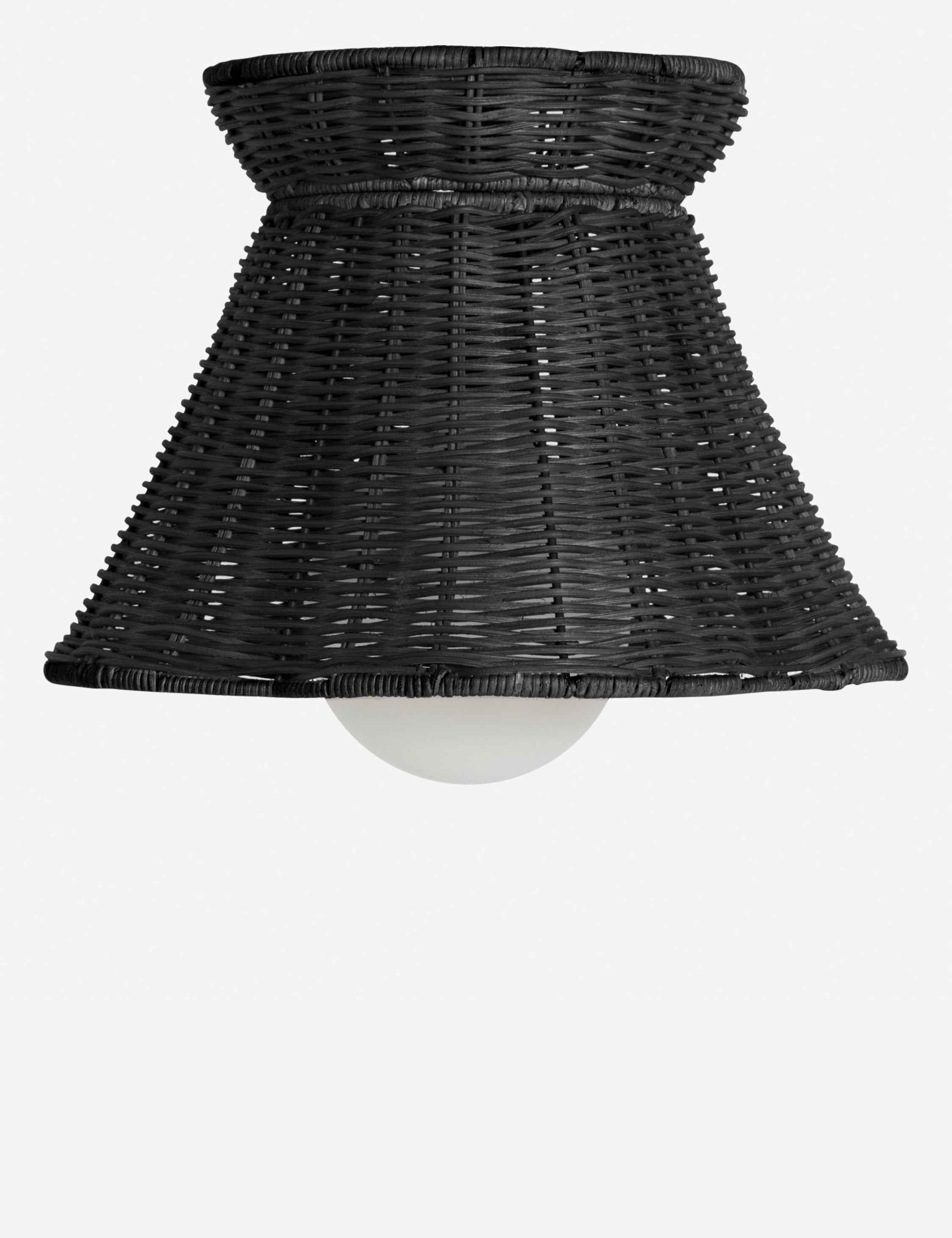 Kairo Flush Mount Light | Woven Design, Compact Profile