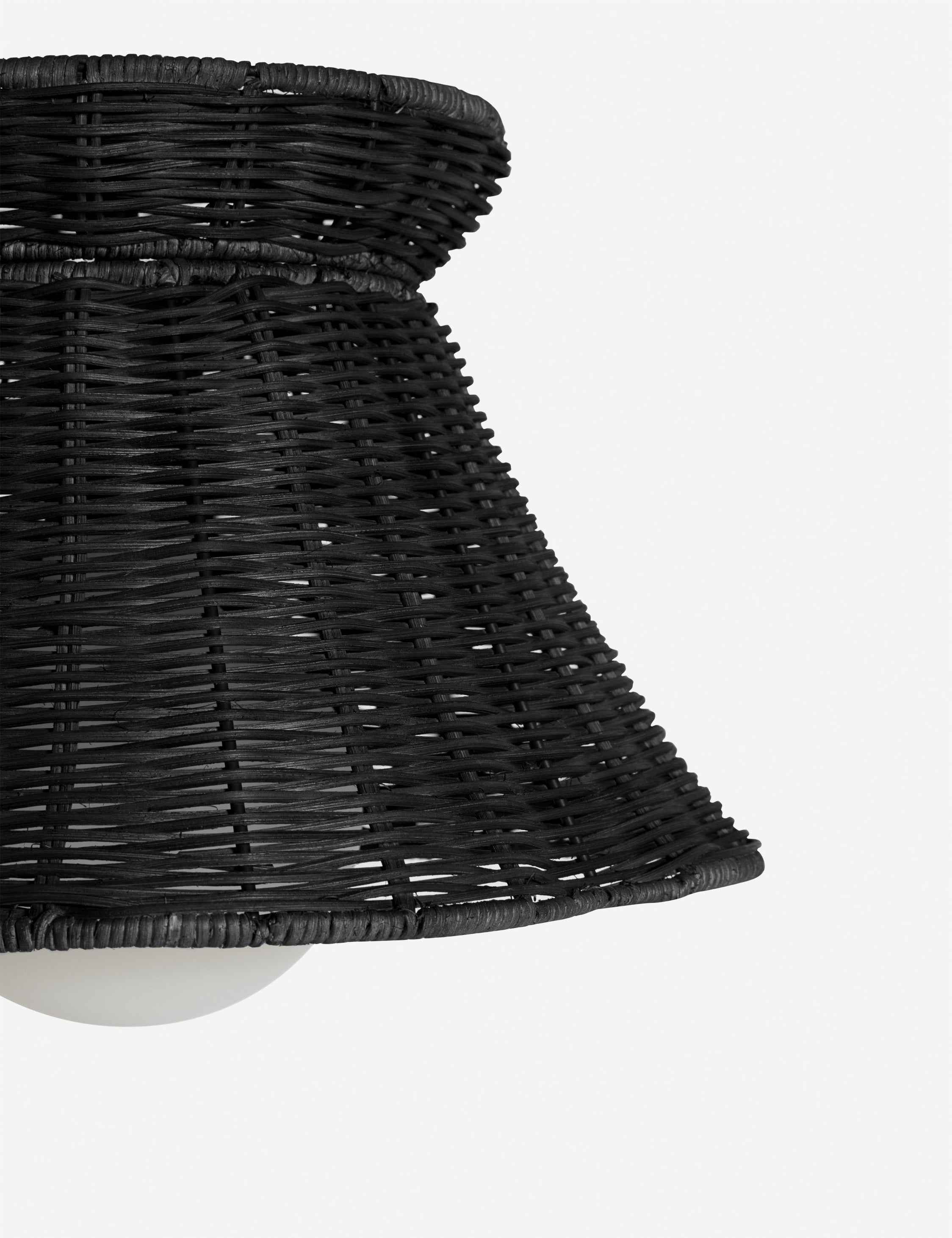 Kairo Flush Mount Light | Woven Design, Compact Profile