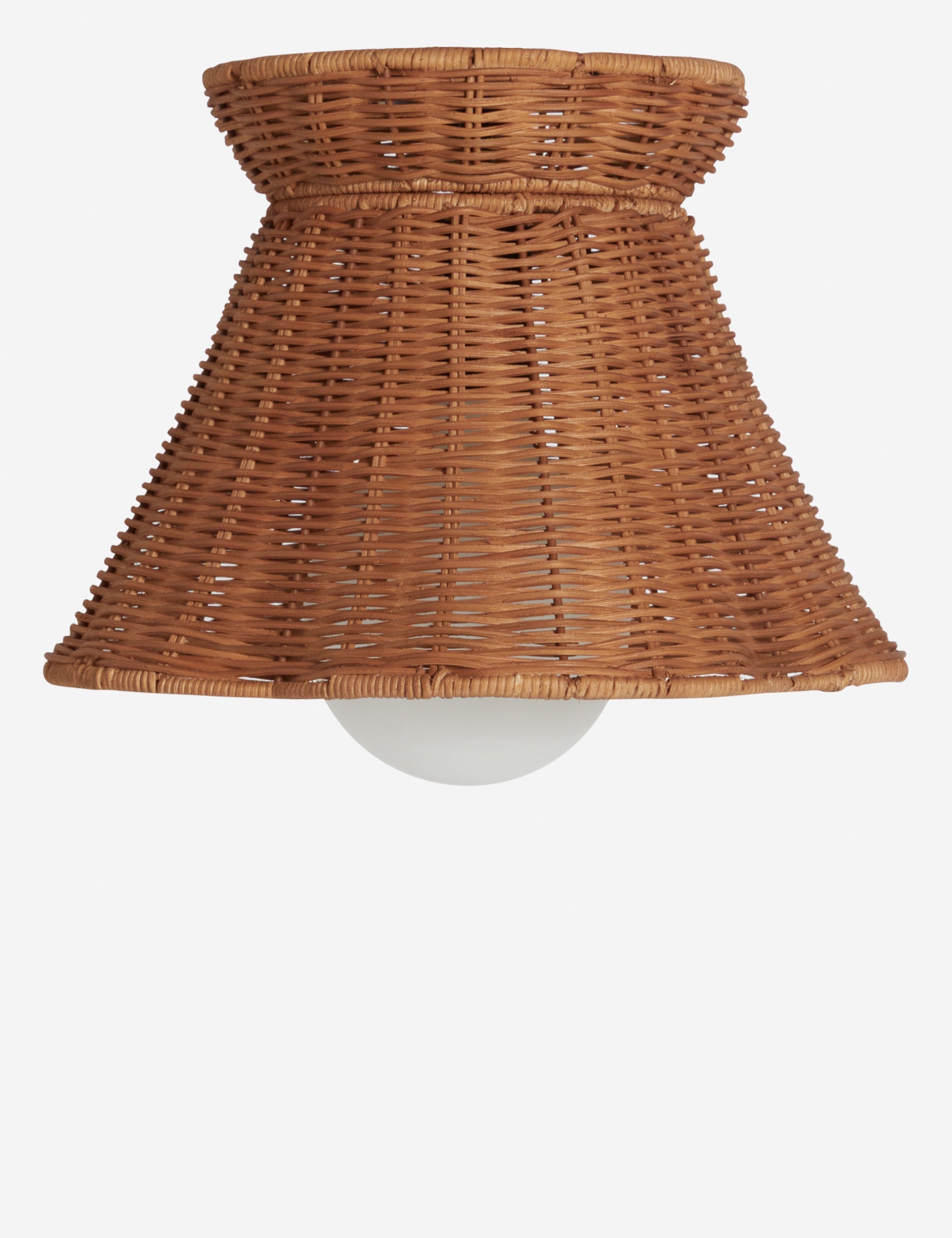 Kairo Flush Mount Light | Woven Design, Compact Profile