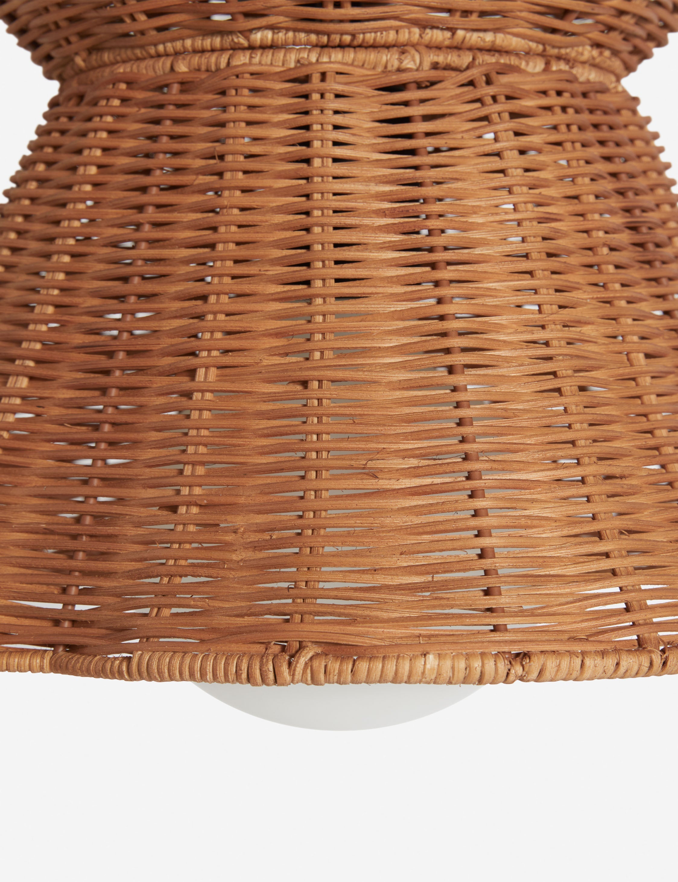 Kairo Flush Mount Light | Woven Design, Compact Profile