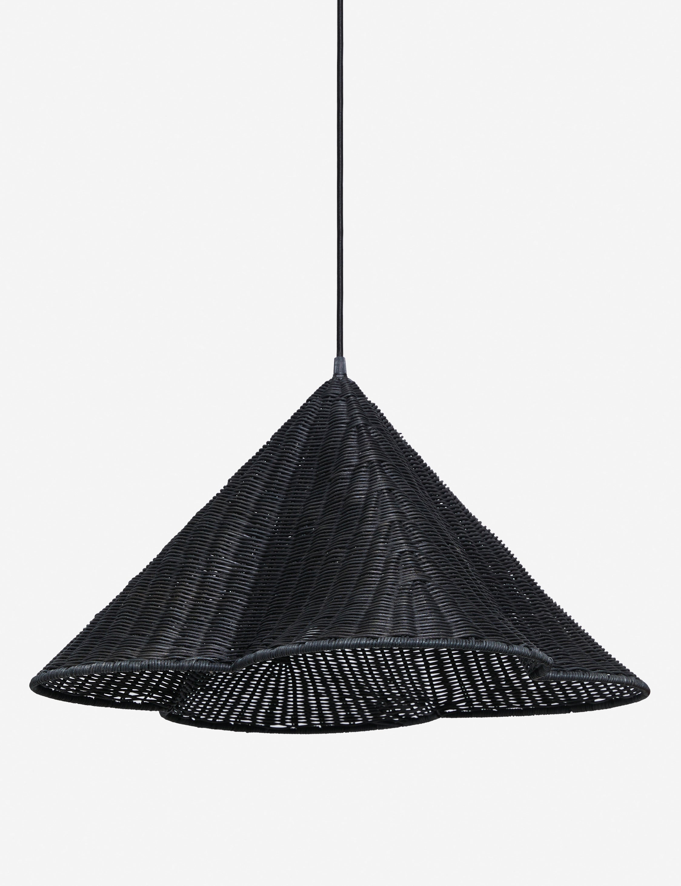 Kairo Pendant Light | Woven Wicker Design, Modern Silhouette