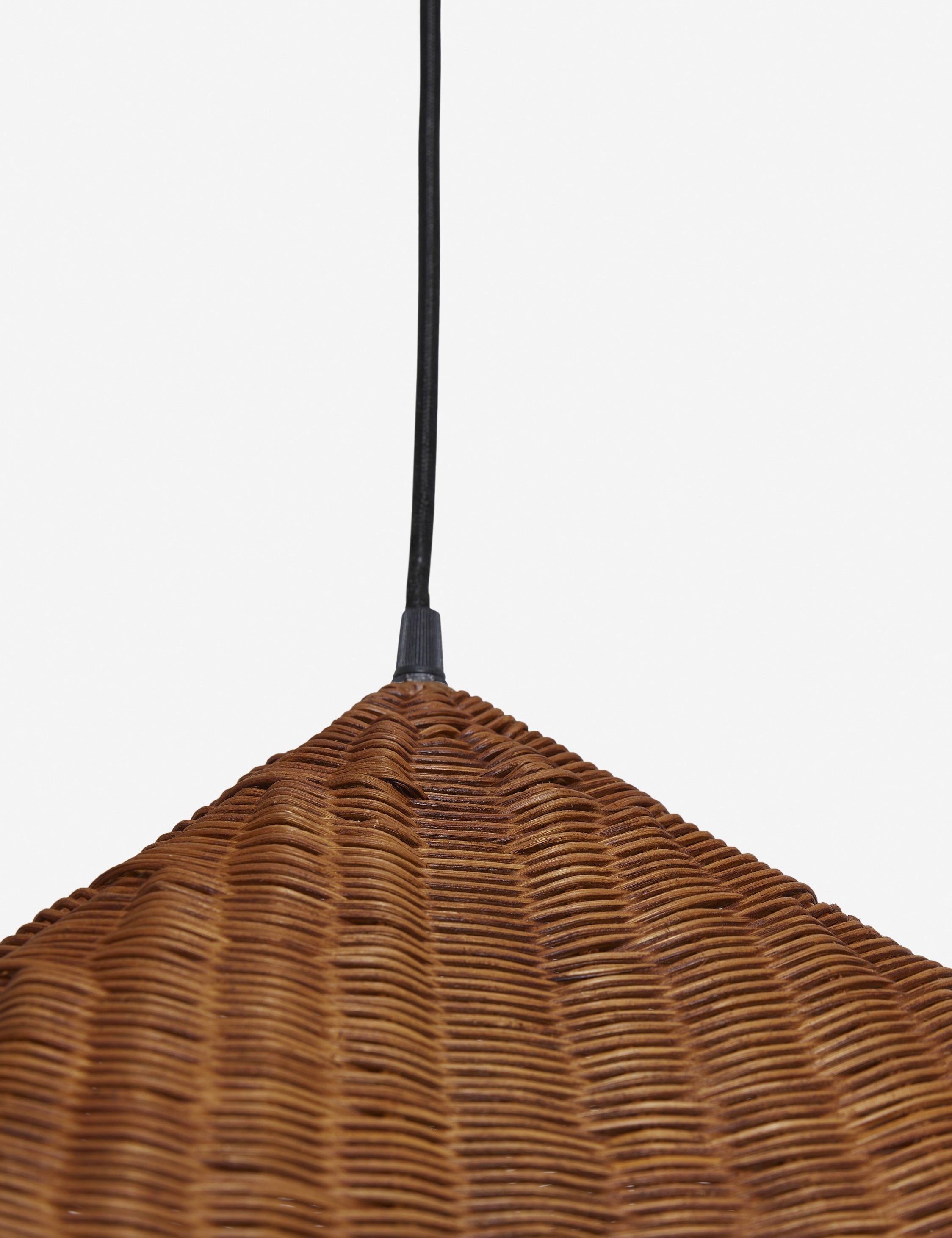 Kairo Pendant Light | Woven Wicker Design, Modern Silhouette