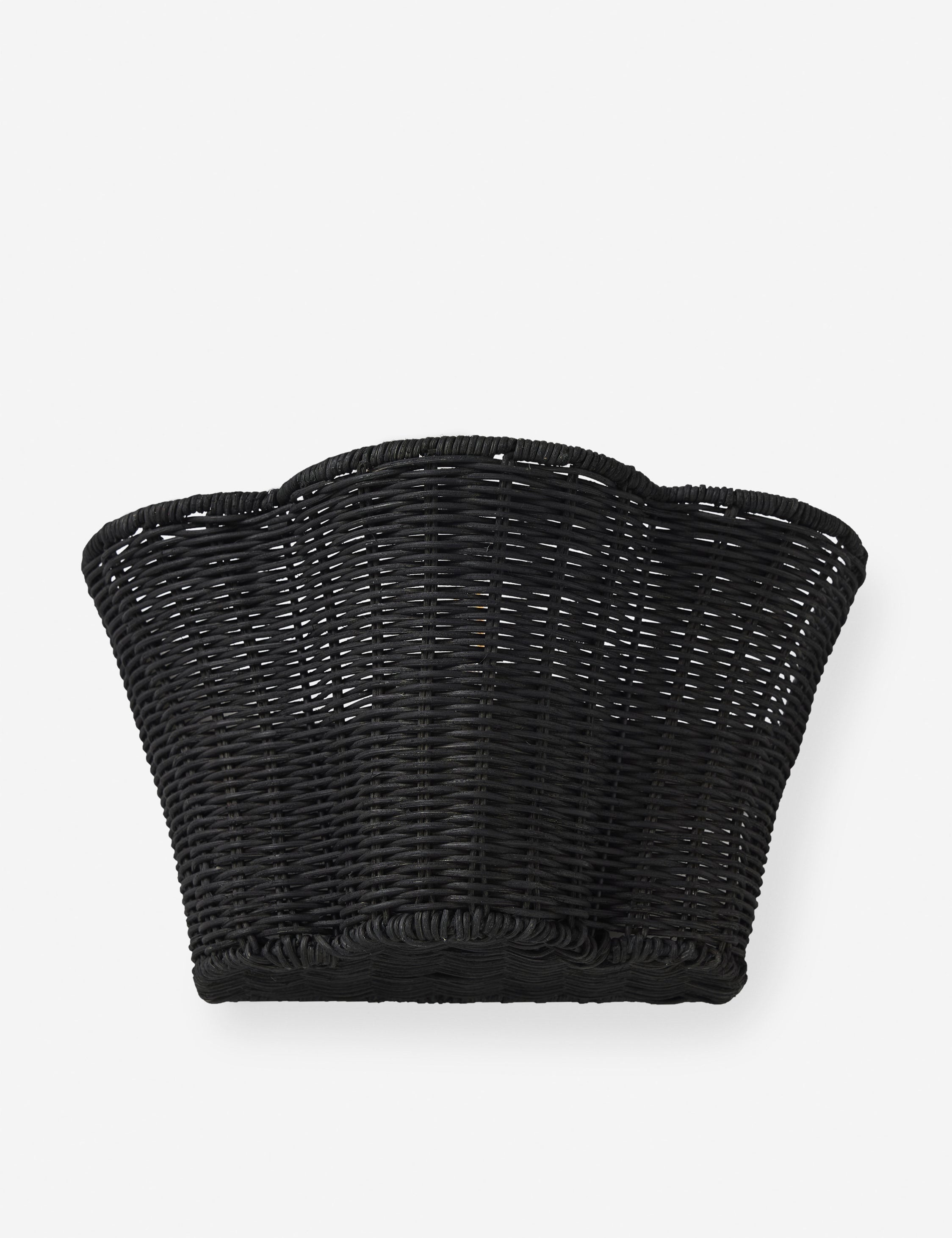 Kairo Wall Sconce | Woven Wicker Design, Unique Silhouette