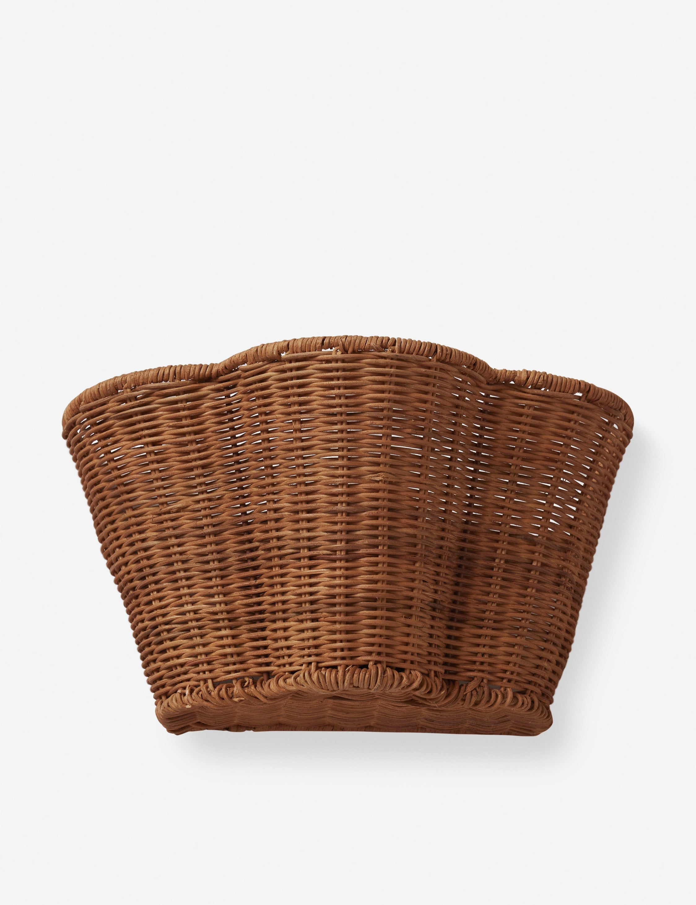 Kairo Wall Sconce | Woven Wicker Design, Unique Silhouette