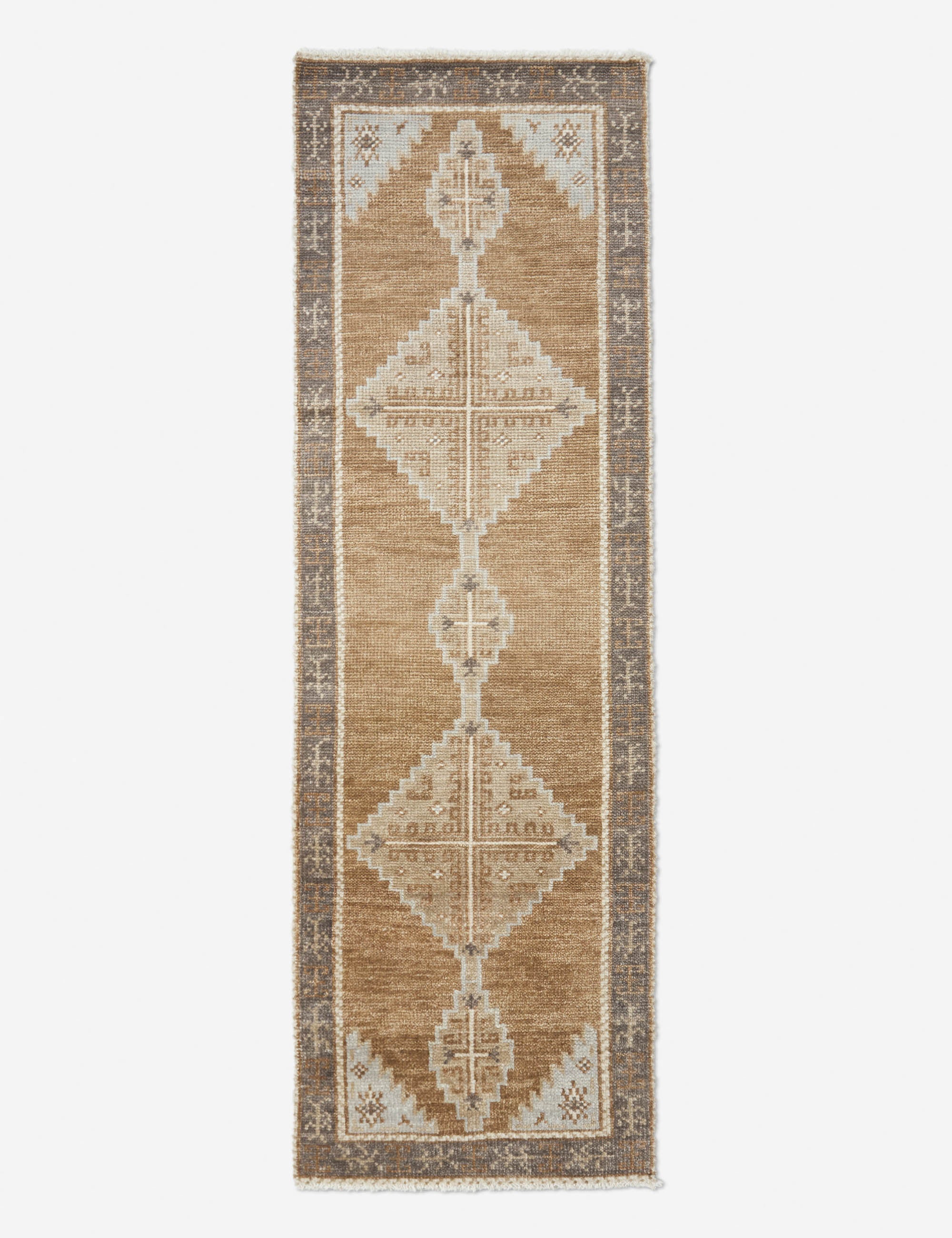 Kairo Wool Rug | Hand-Knotted, Low-Pile Geometric Design