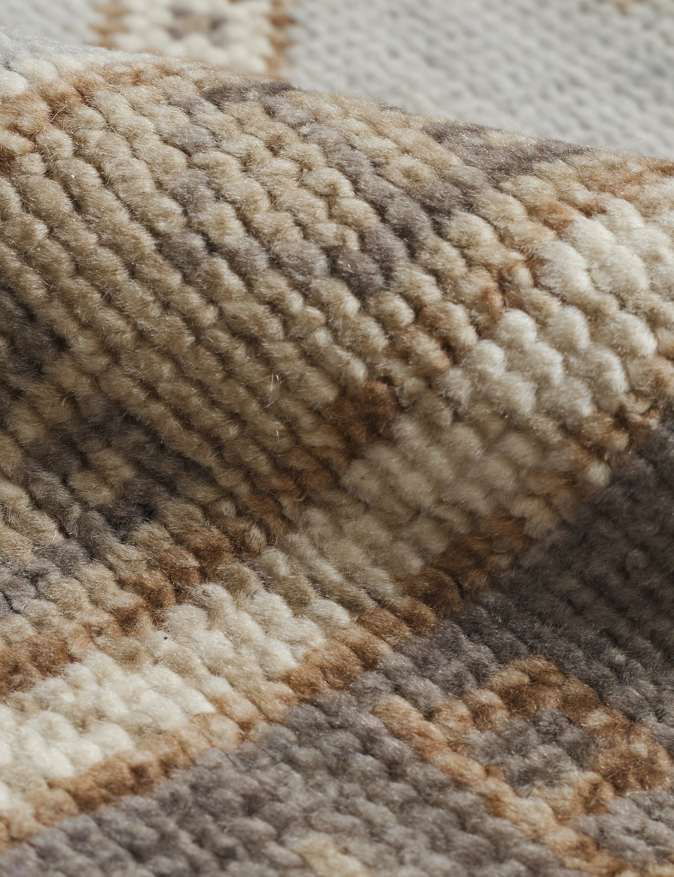 Kairo Wool Rug | Hand-Knotted, Low-Pile Geometric Design