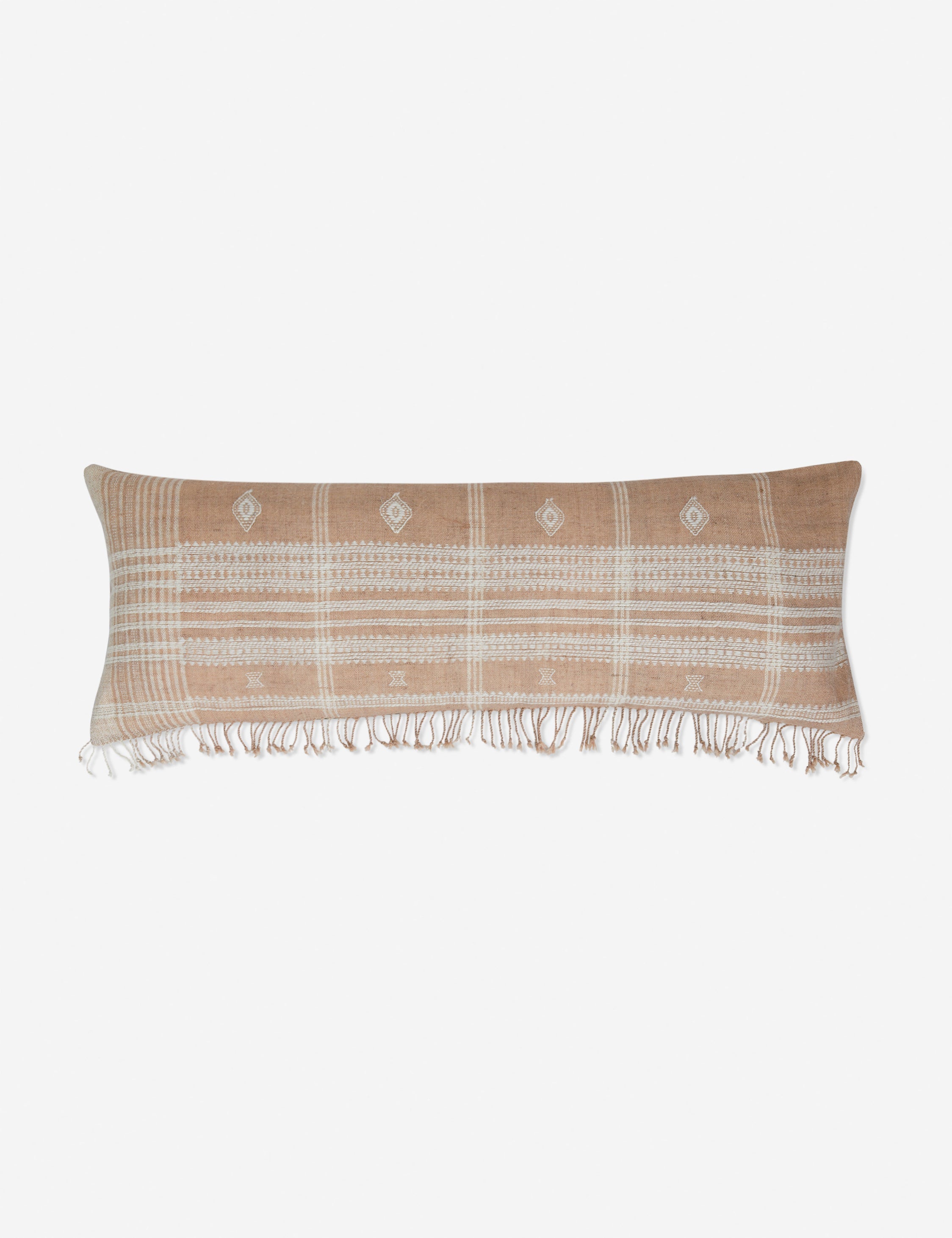 Kavi Throw Pillow | Hand Loomed Desi Wool, Geometric Patterns