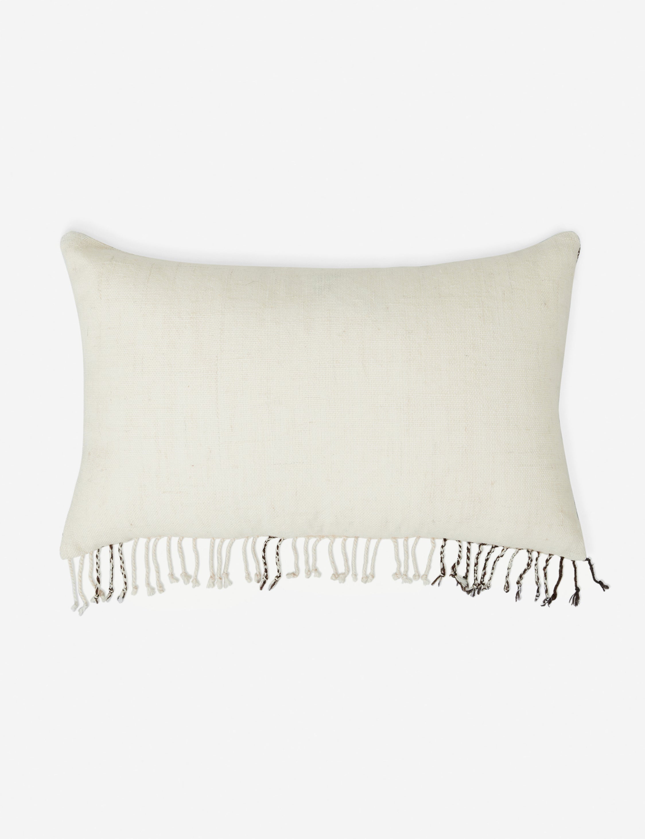 Kavi Throw Pillow | Hand Loomed Desi Wool, Geometric Patterns