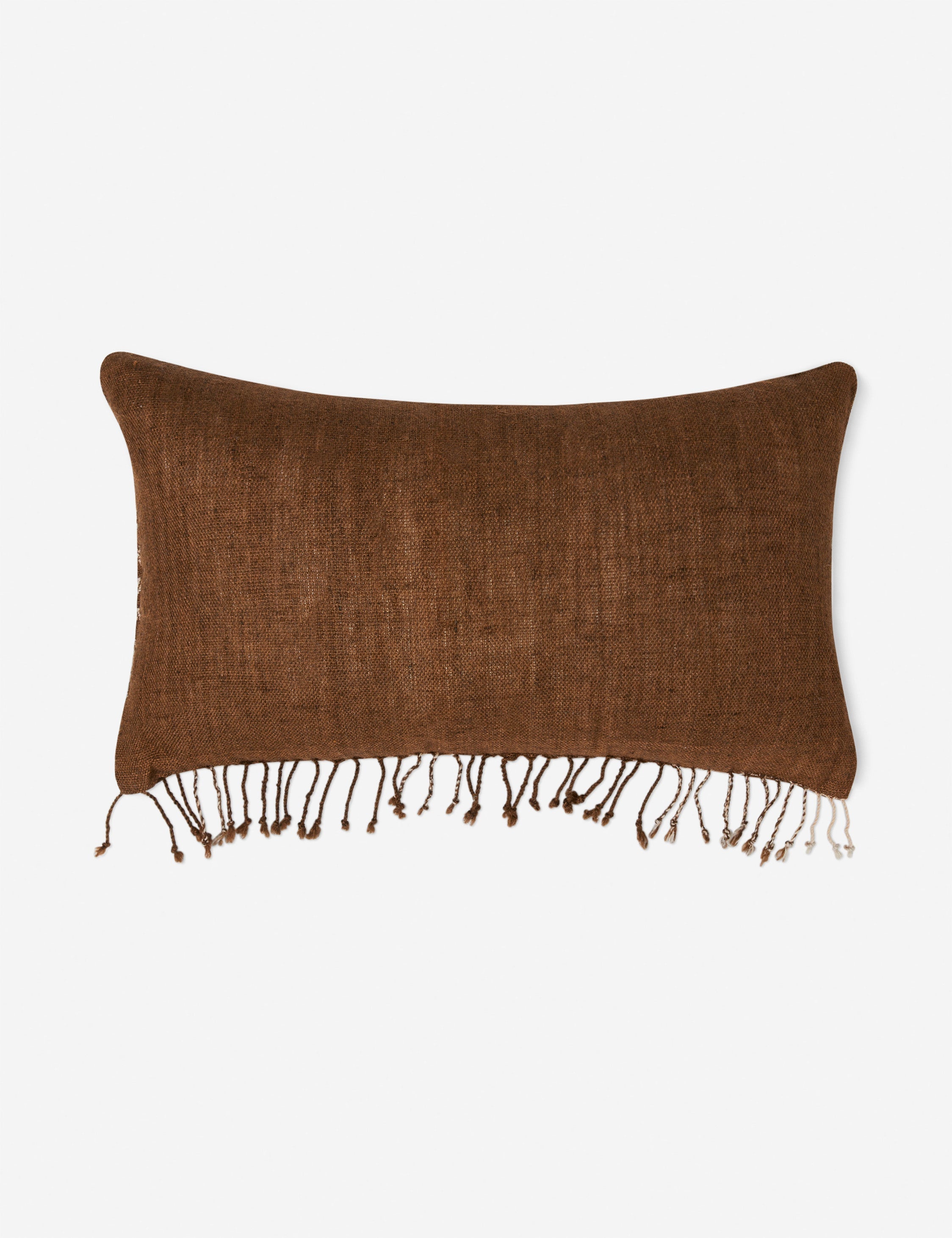 Kavi Throw Pillow | Hand Loomed Desi Wool, Geometric Patterns