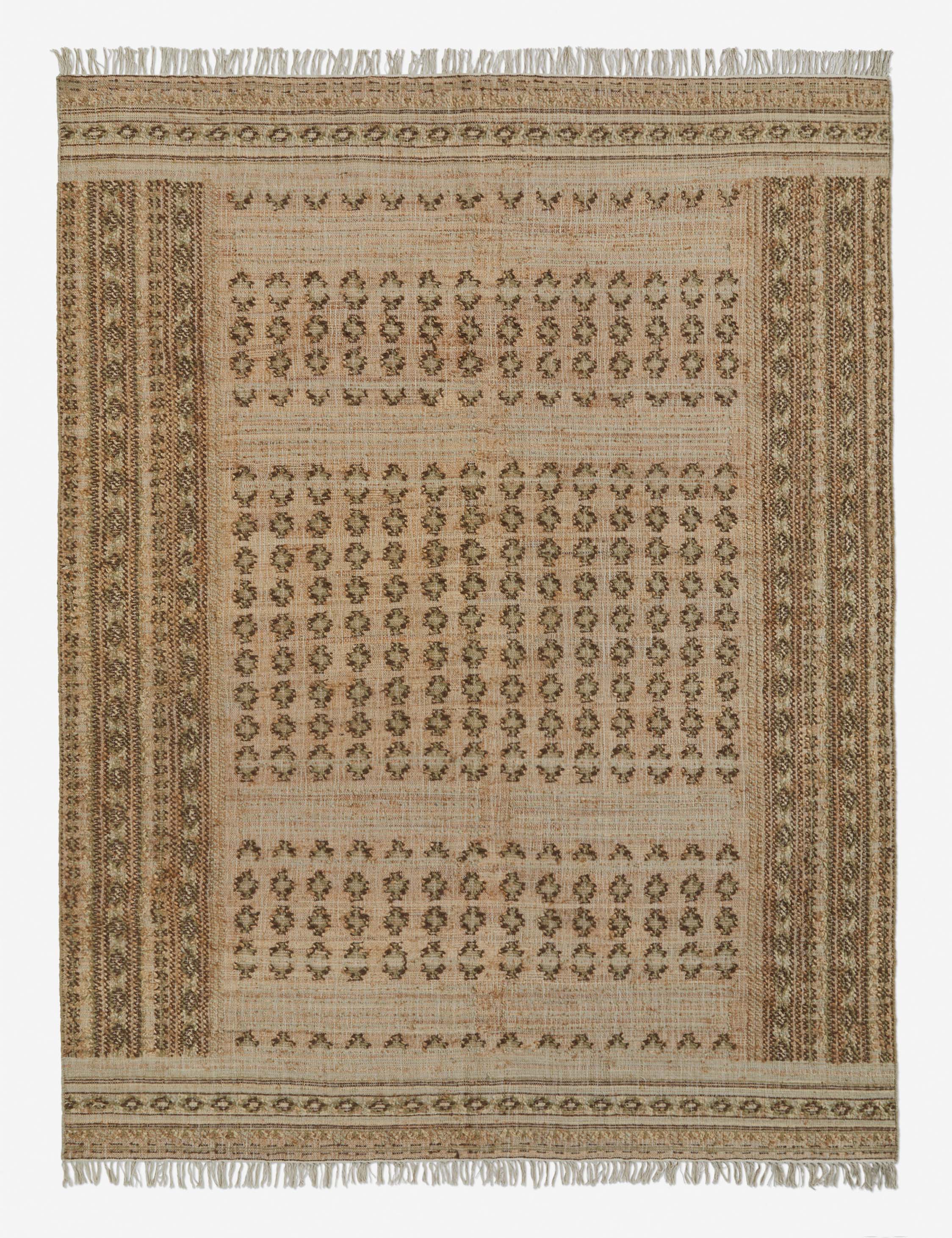 Kairo Flatweave Rug | Jute-Wool Blend, Durable Low Pile
