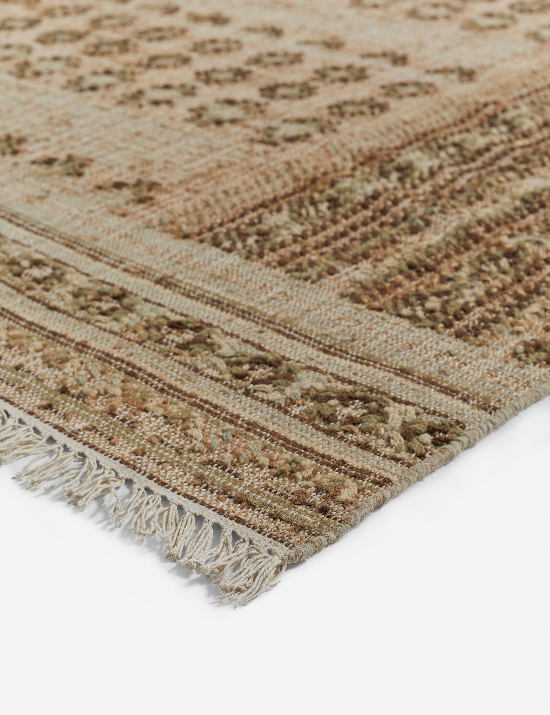 Kairo Flatweave Rug | Jute-Wool Blend, Durable Low Pile