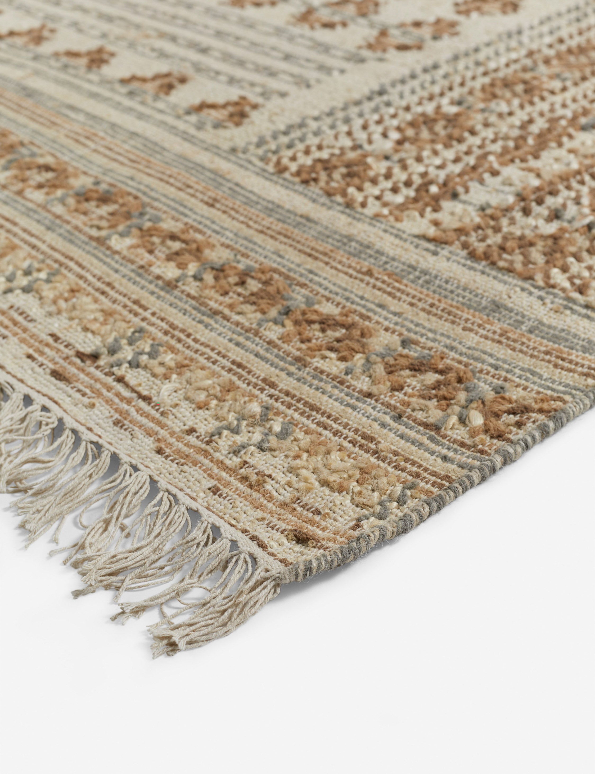 Kairo Flatweave Rug | Jute-Wool Blend, Durable Low Pile