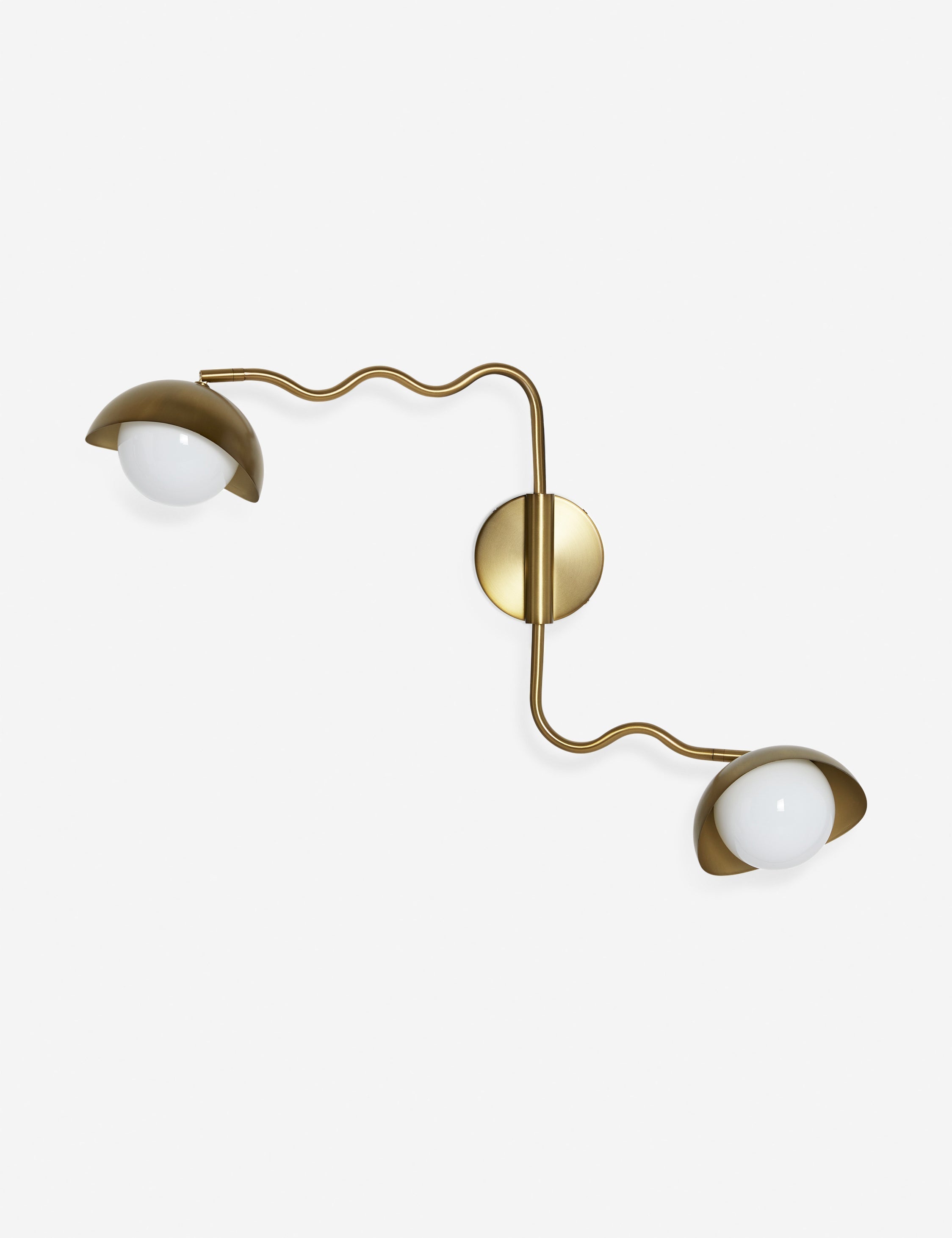 Karma Adjustable Sconce | Opal Glass Orbs, Modern Design