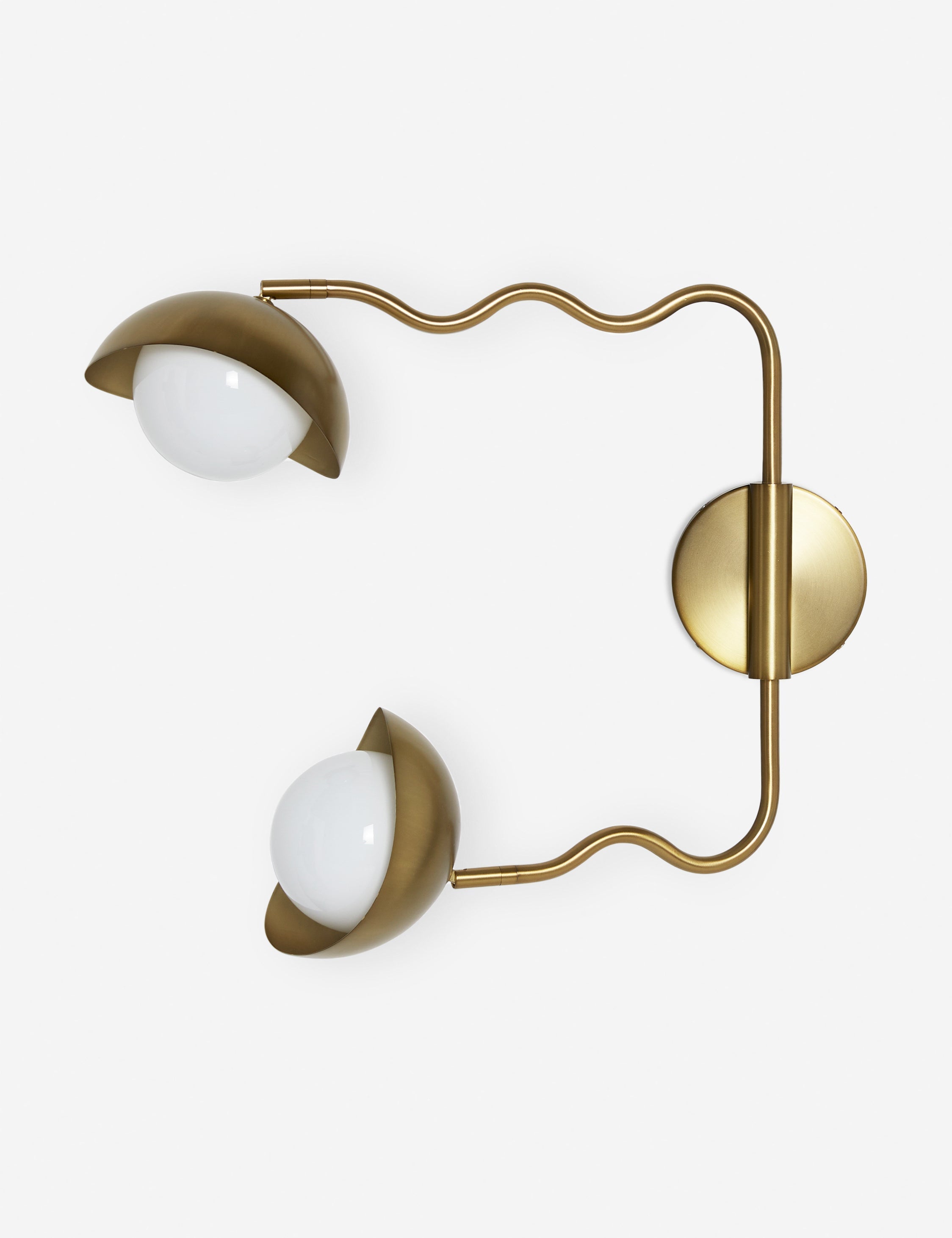 Karma Adjustable Sconce | Opal Glass Orbs, Modern Design