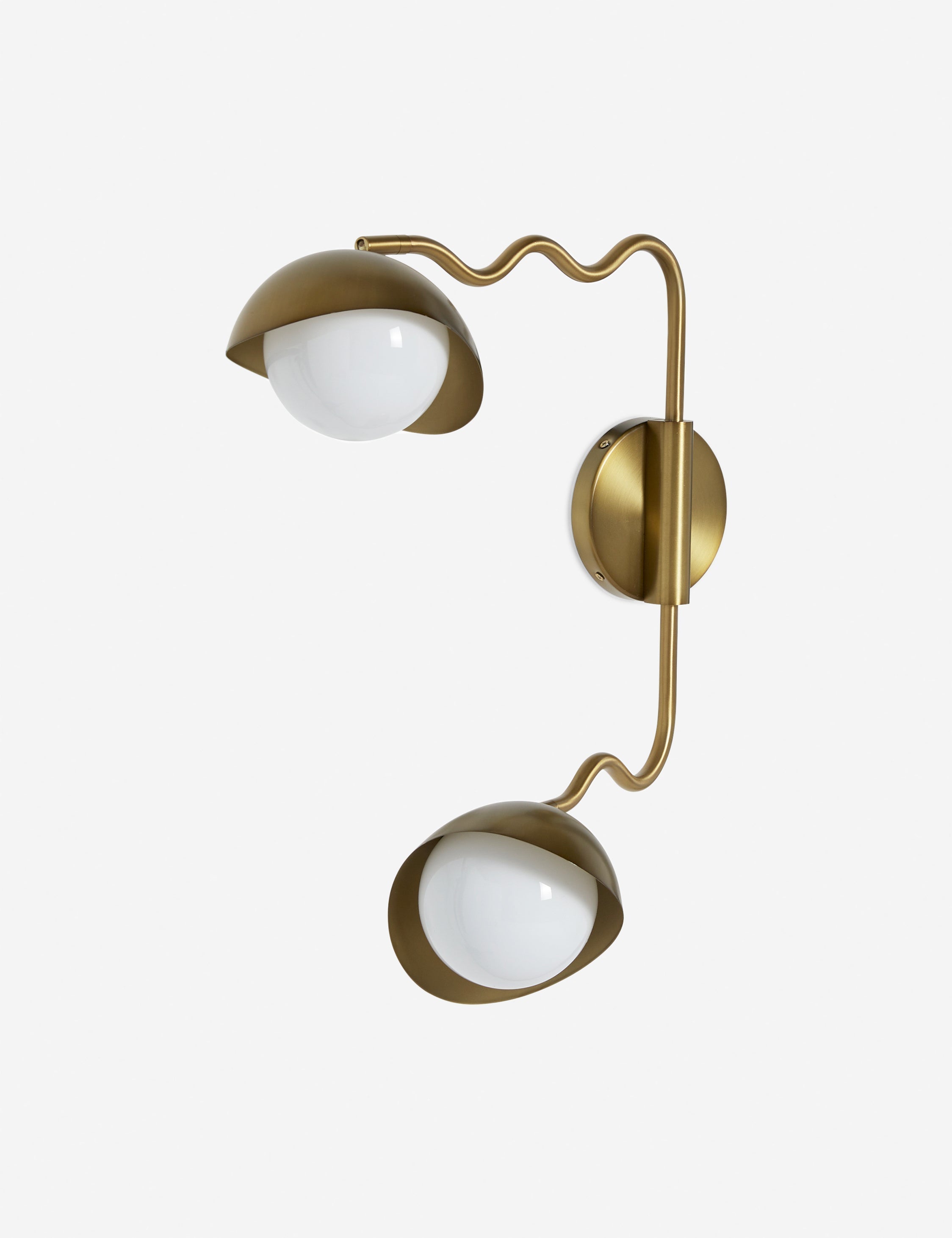 Karma Adjustable Sconce | Opal Glass Orbs, Modern Design