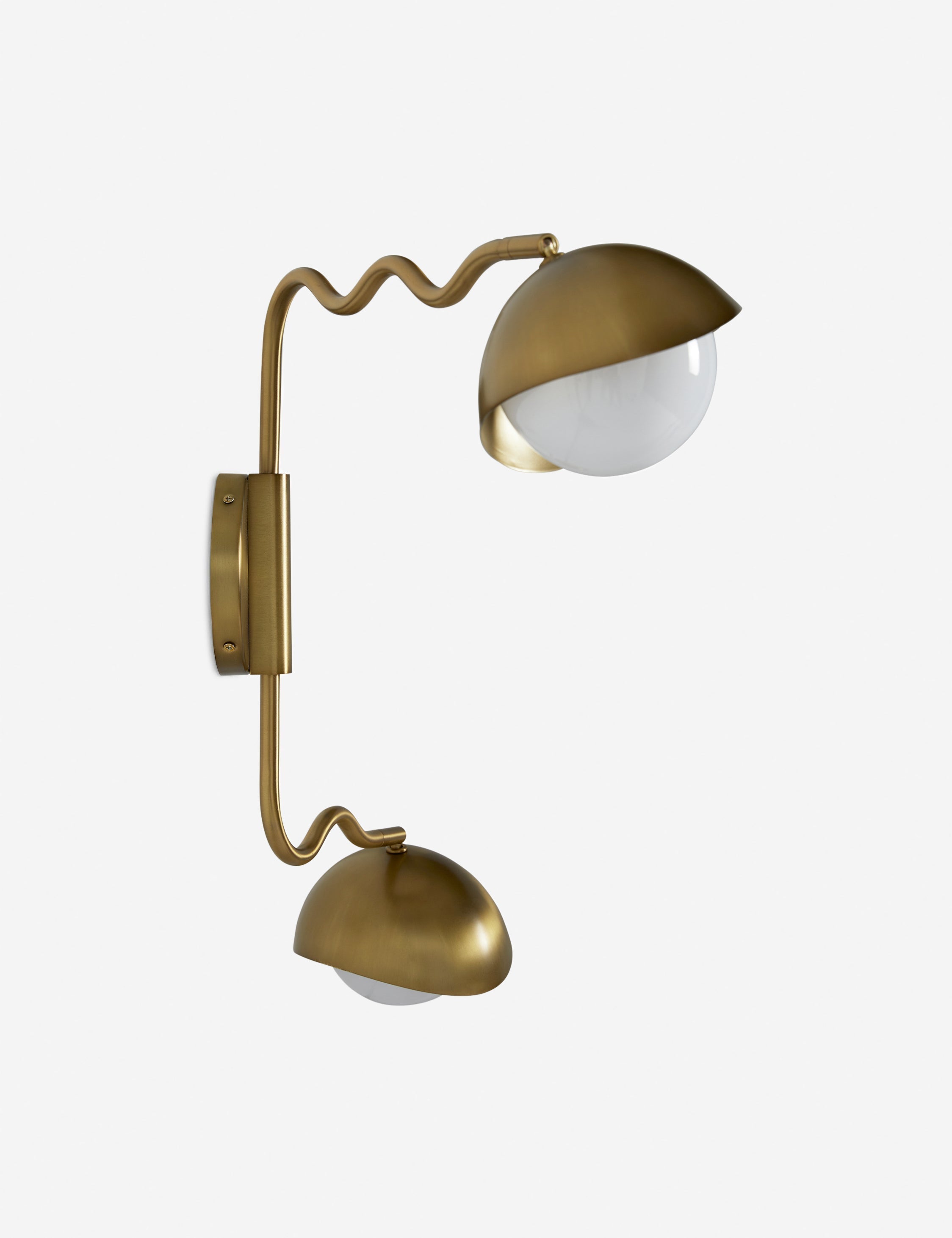 Karma Adjustable Sconce | Opal Glass Orbs, Modern Design