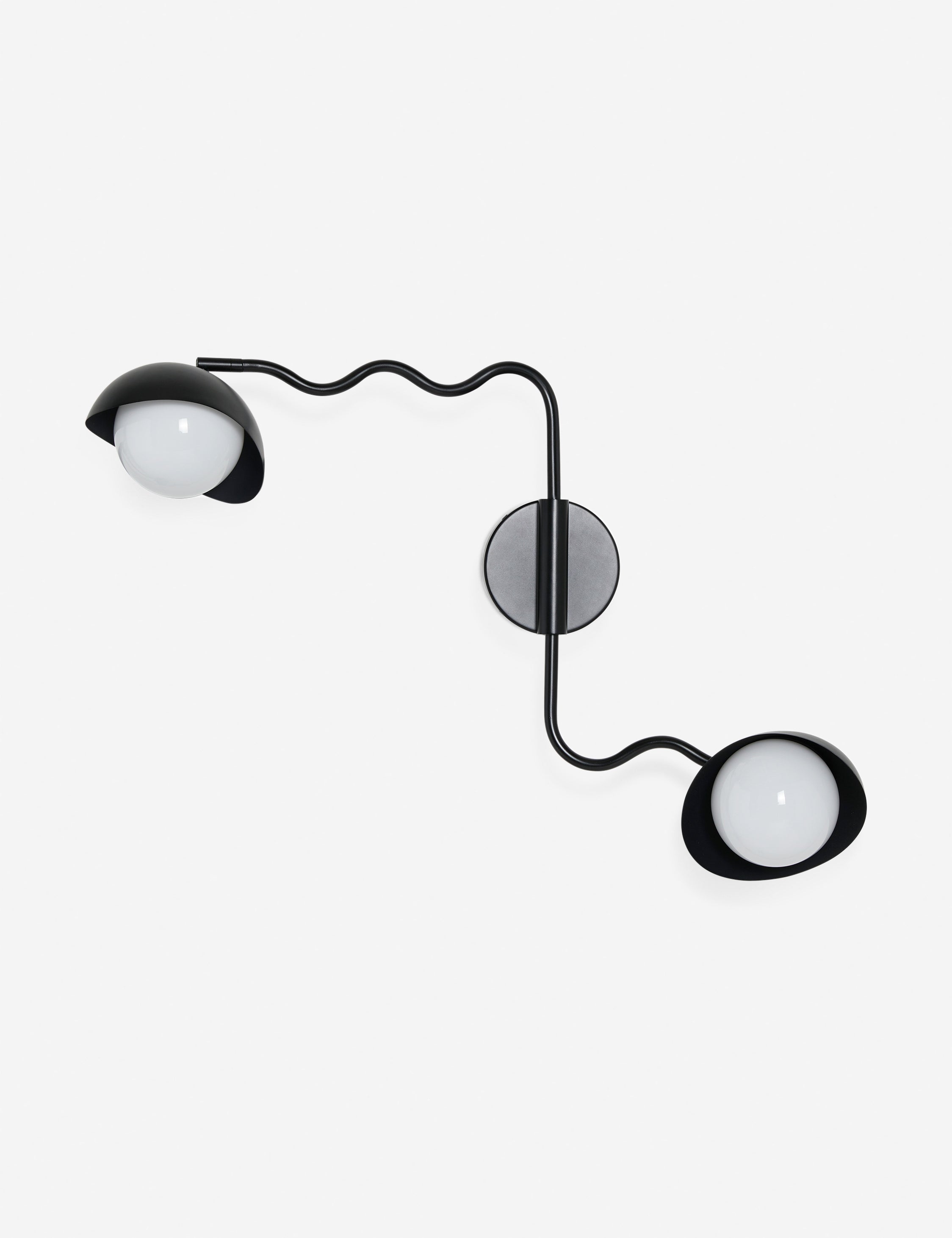 Karma Adjustable Sconce | Opal Glass Orbs, Modern Design