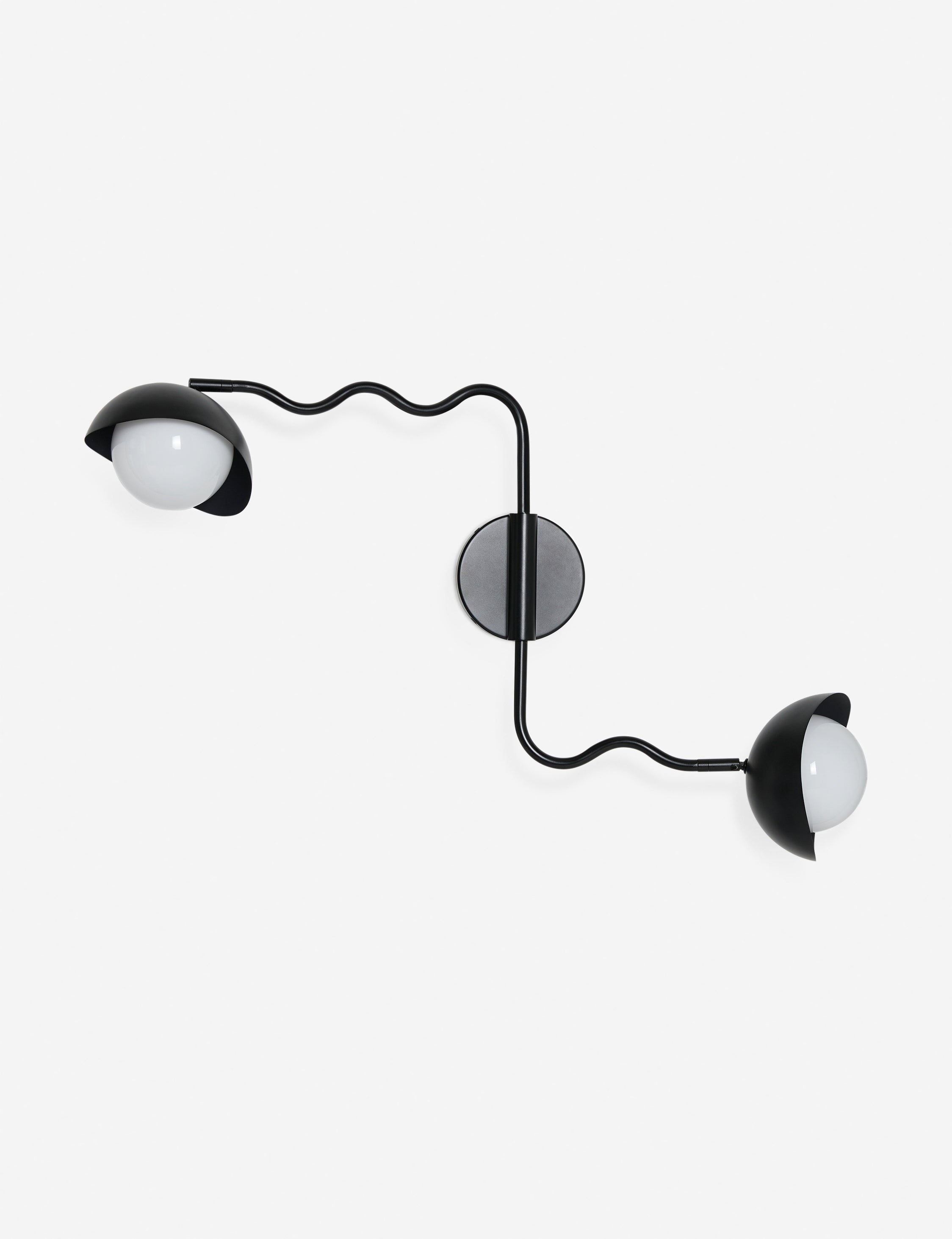 Karma Adjustable Sconce | Opal Glass Orbs, Modern Design