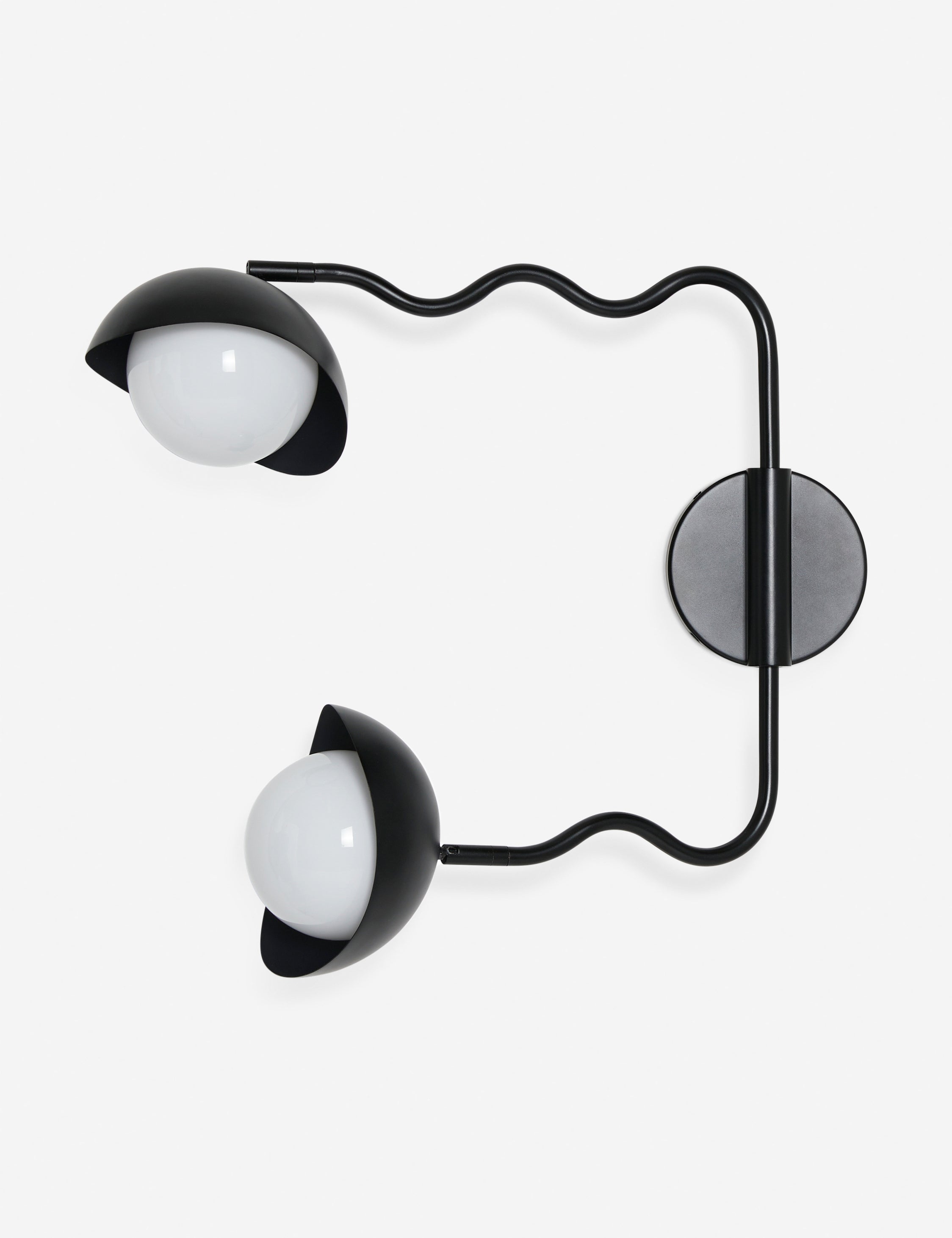 Karma Adjustable Sconce | Opal Glass Orbs, Modern Design